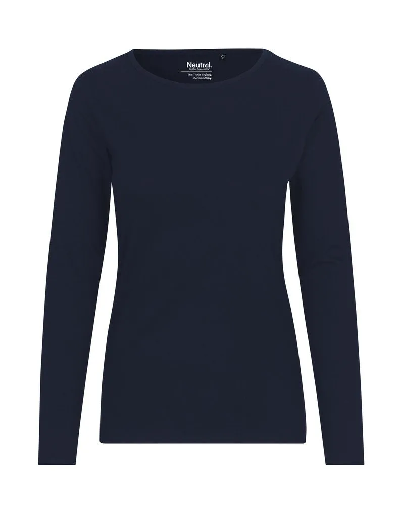 Fairtrade Organic Long Sleeve T-shirt: Womens