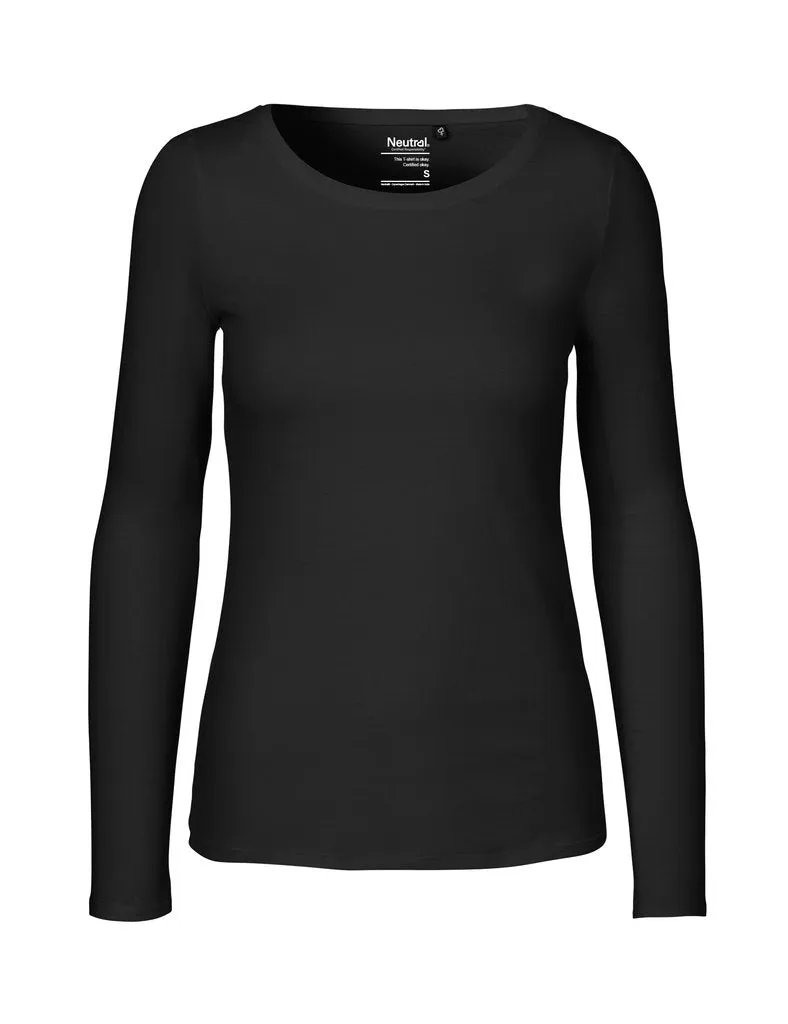 Fairtrade Organic Long Sleeve T-shirt: Womens