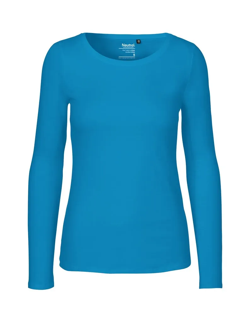 Fairtrade Organic Long Sleeve T-shirt: Womens