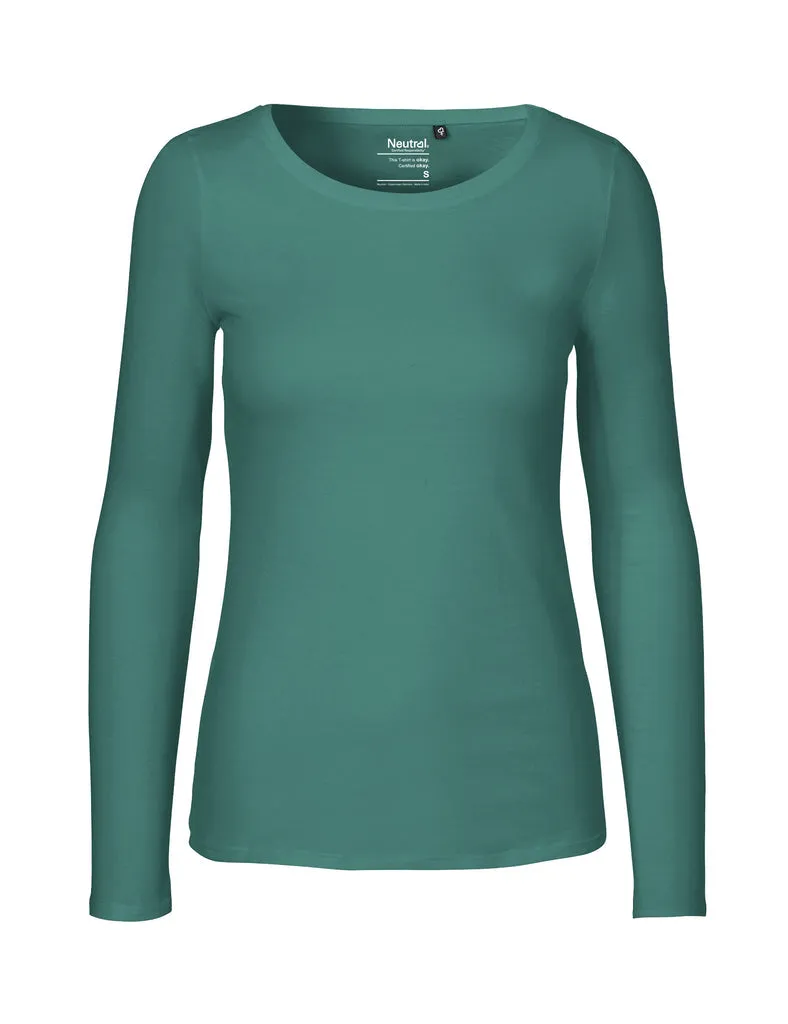 Fairtrade Organic Long Sleeve T-shirt: Womens
