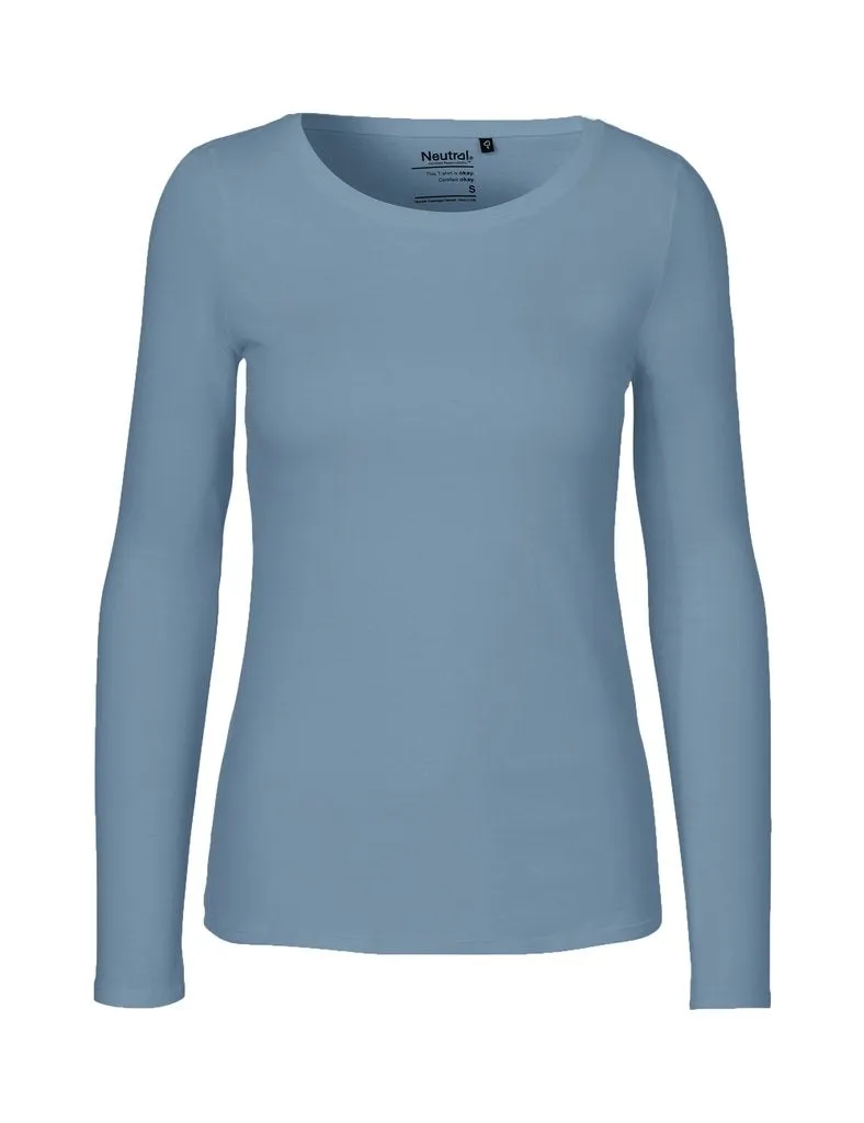 Fairtrade Organic Long Sleeve T-shirt: Womens