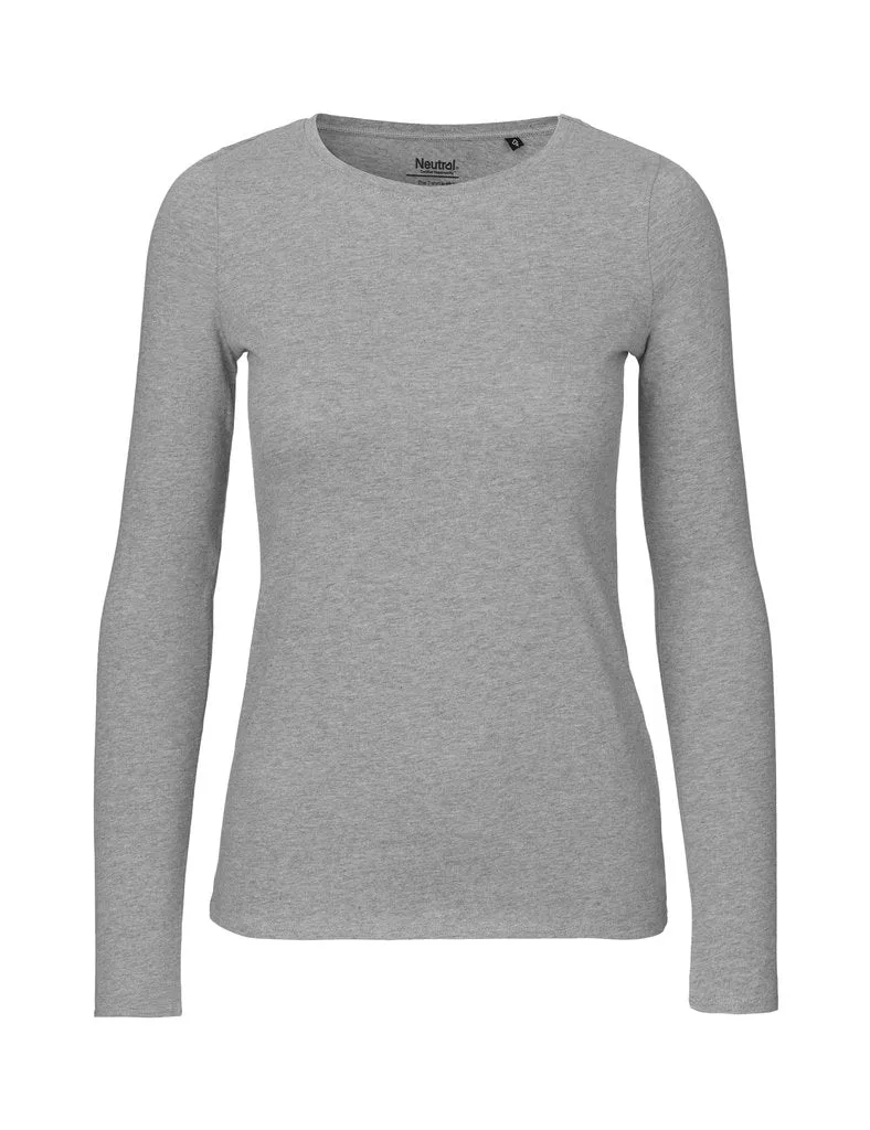 Fairtrade Organic Long Sleeve T-shirt: Womens