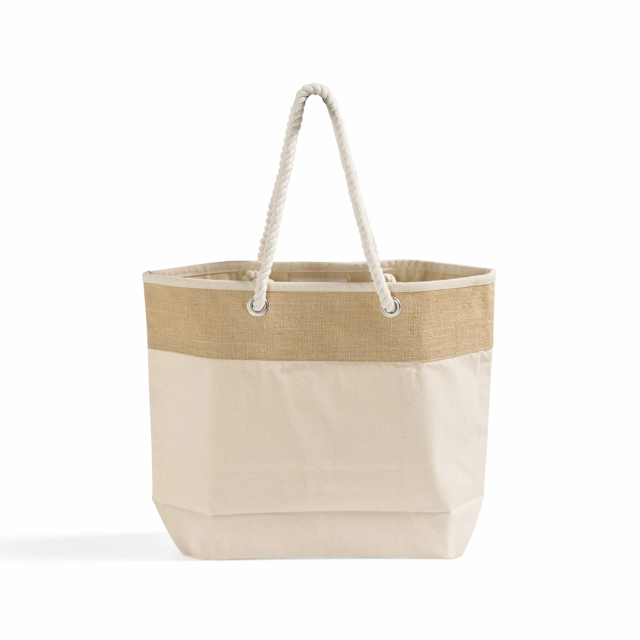 Fancy Canvas Rope Tote (NEW STYLE)