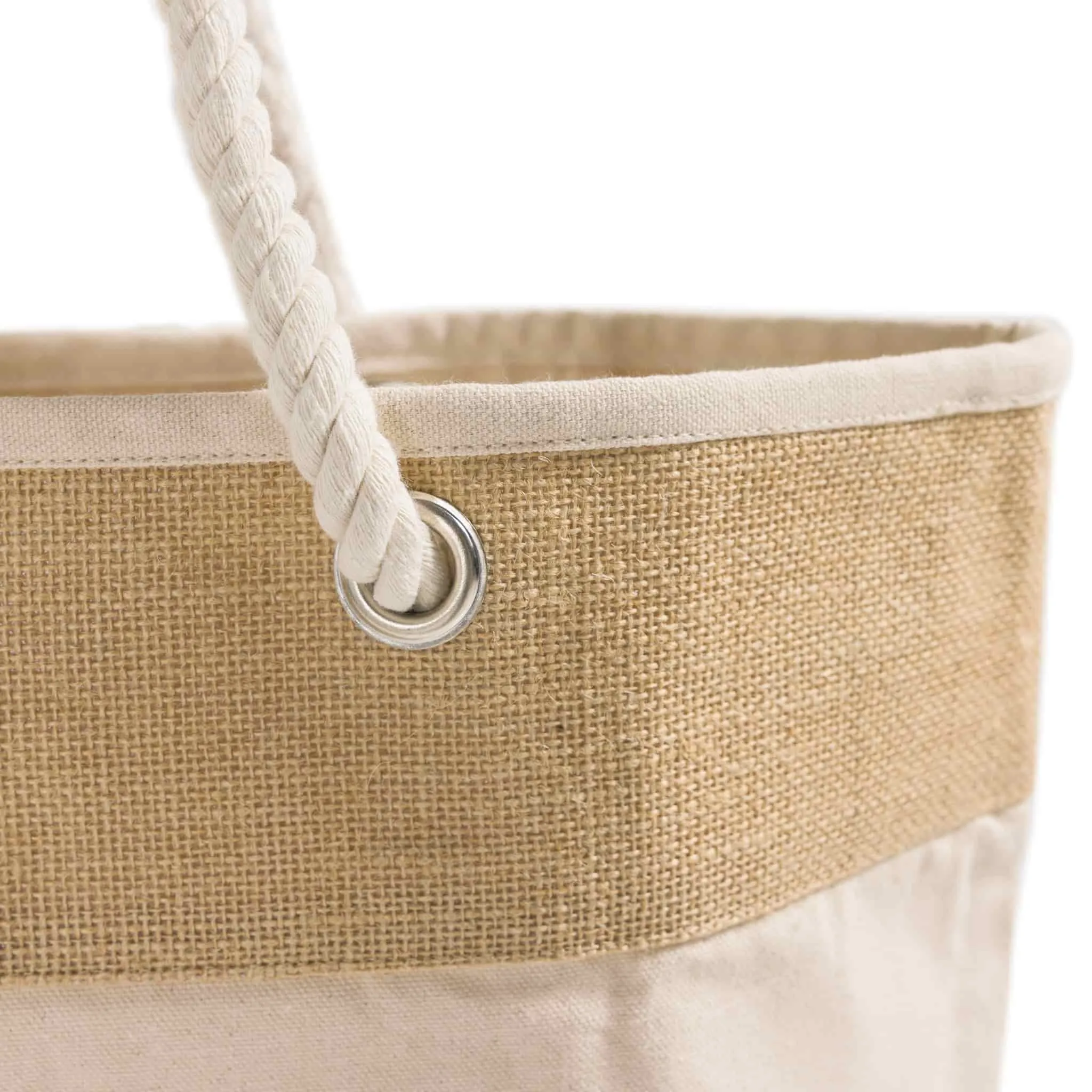 Fancy Canvas Rope Tote (NEW STYLE)