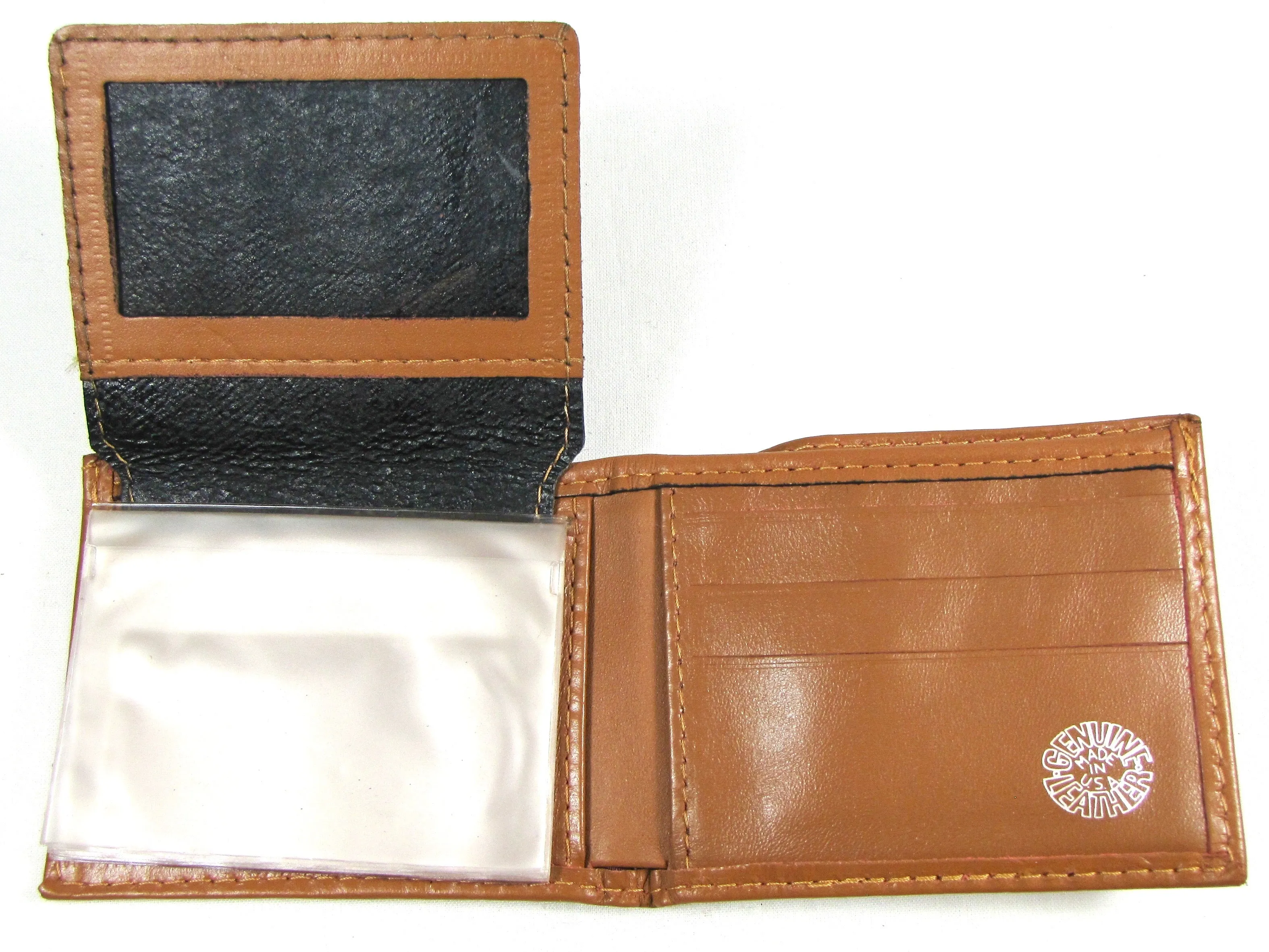 FB816-HT  Embroidered Billfold Tan - Horse