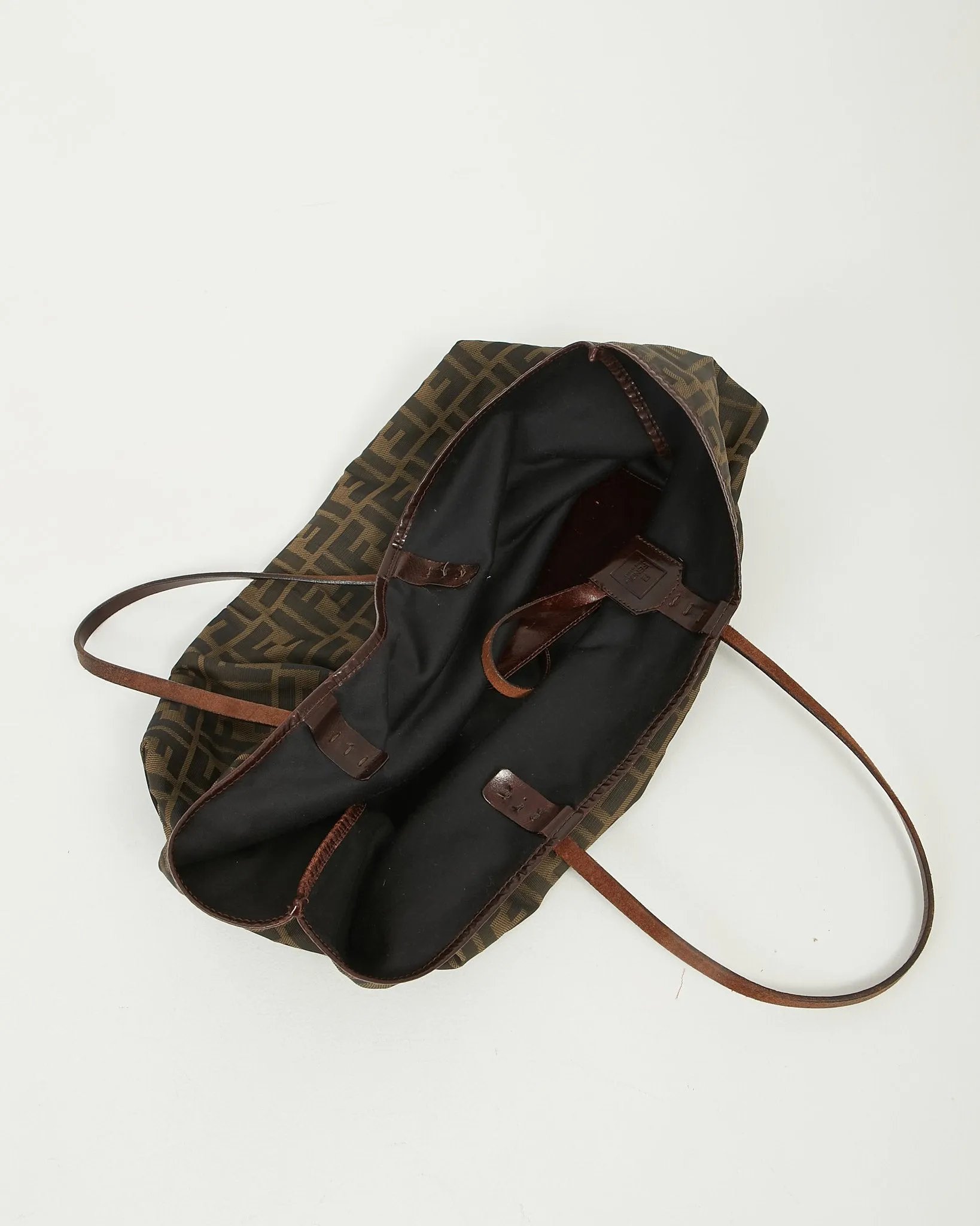 Fendi Brown Zucca Print Canvas Tote