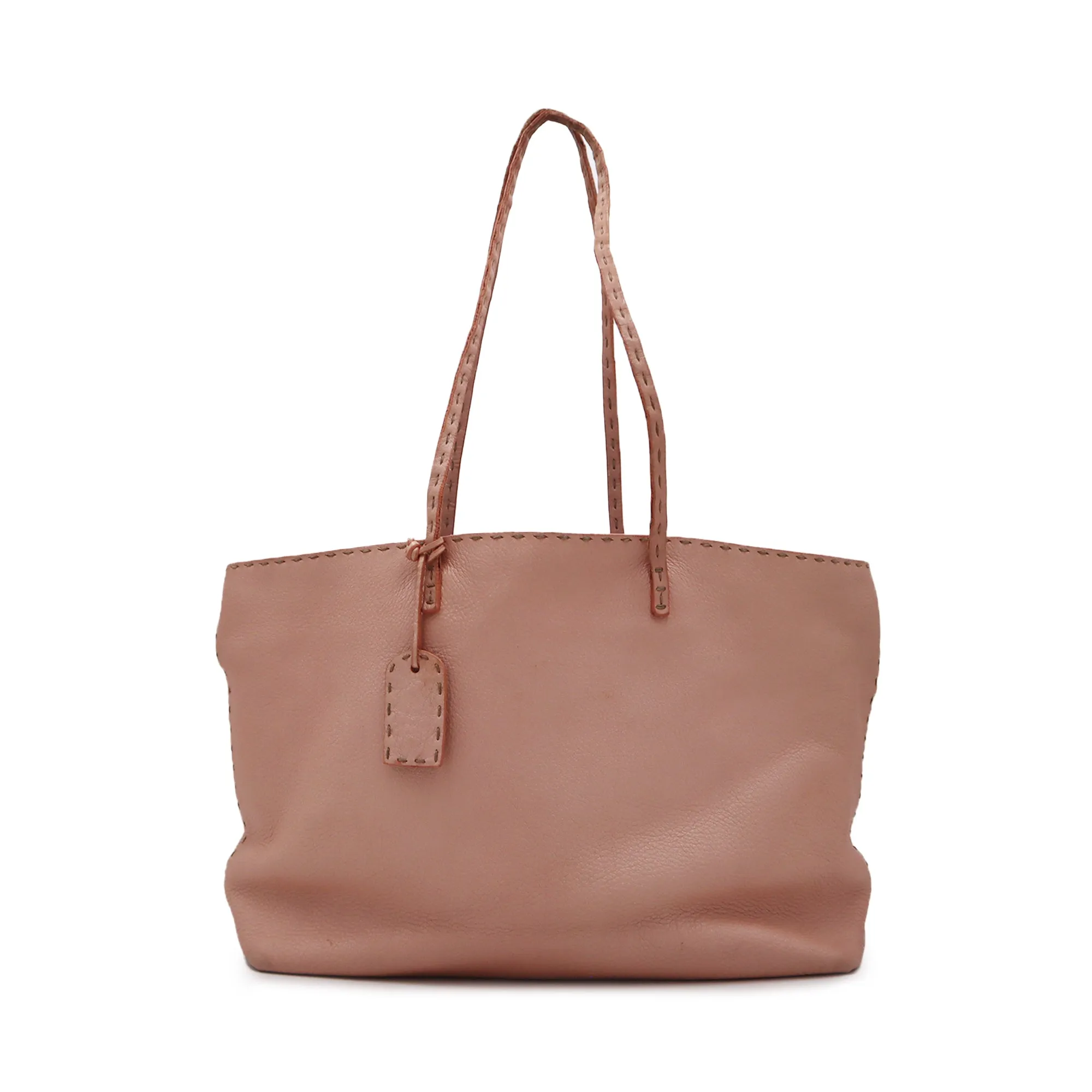 Fendi Selleria Leather Tote Bag