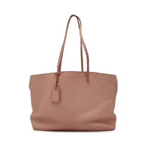 Fendi Selleria Leather Tote Bag