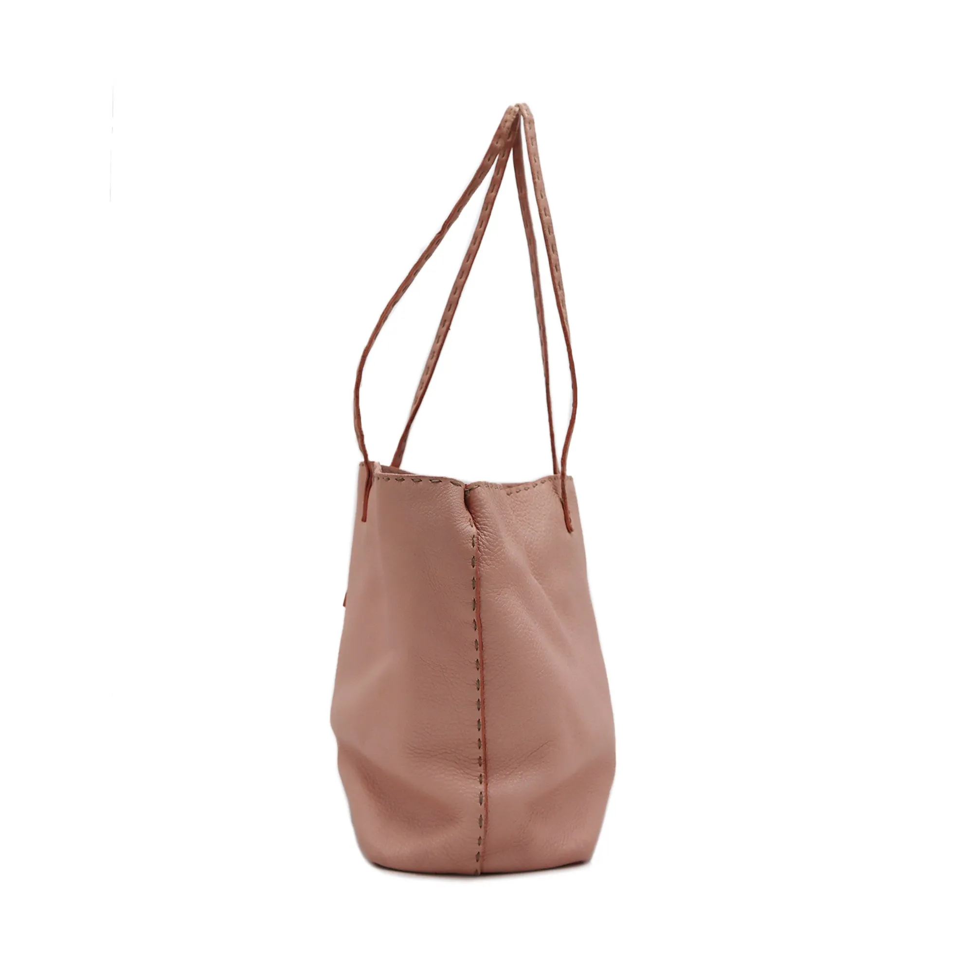 Fendi Selleria Leather Tote Bag