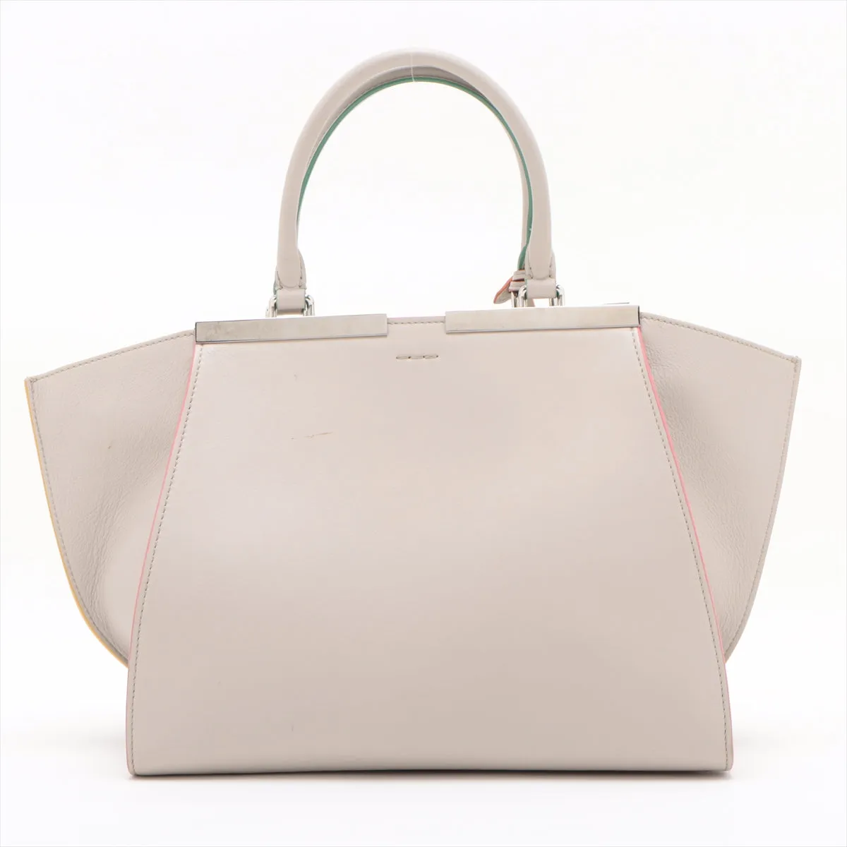 Fendi Vitello Dolce Petite 3Jours Tote Bag Gray  #2900
