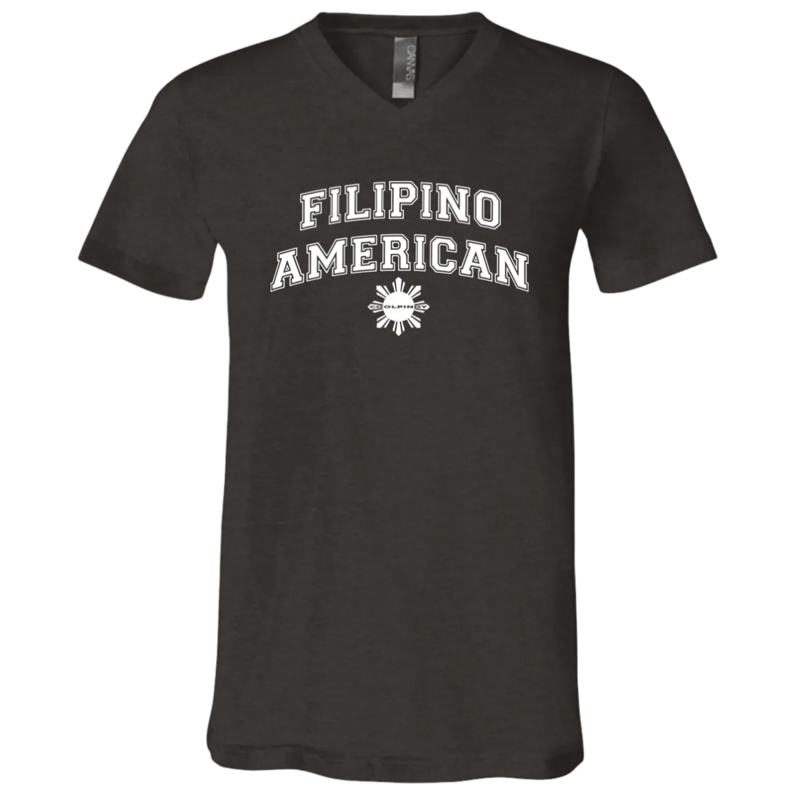 Filipino American University CP Unisex Jersey V-Neck T-Shirt
