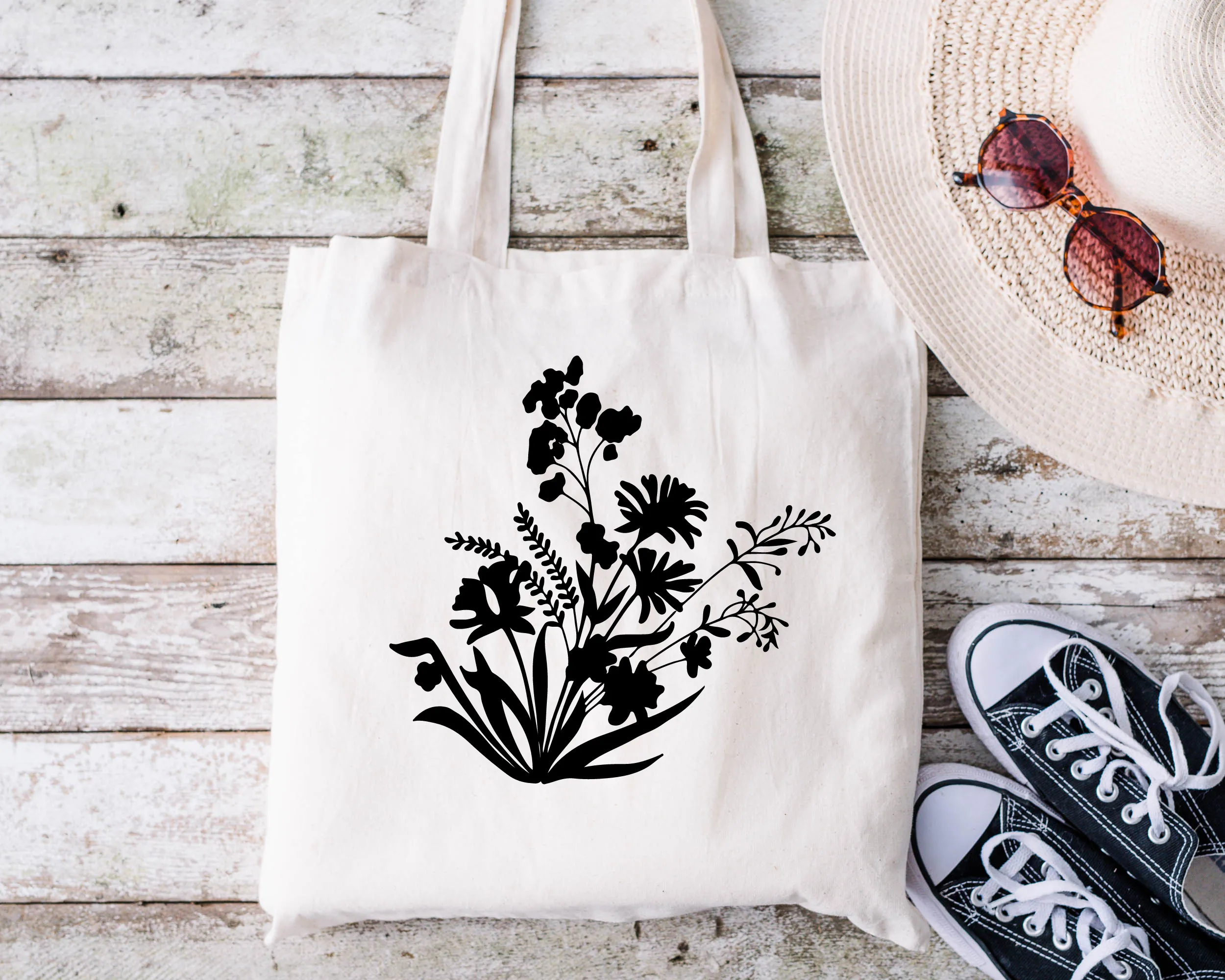 Floral Reusable Bag