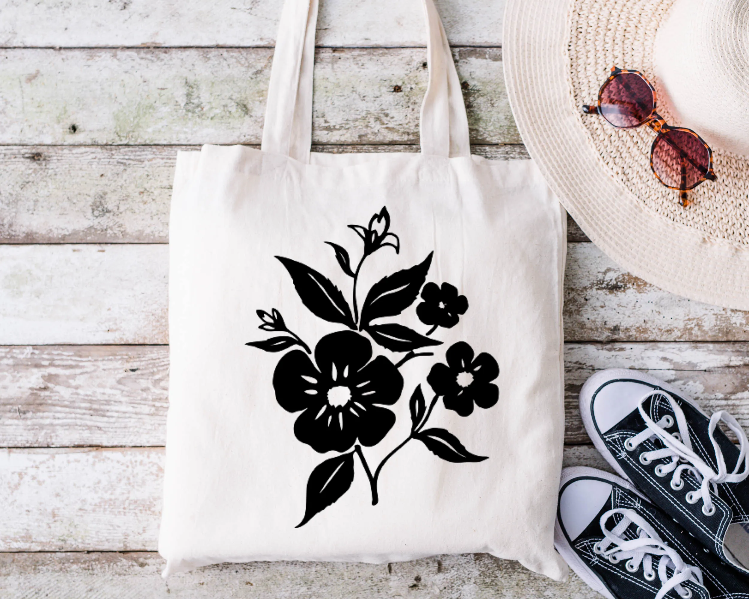 Floral Reusable Bag