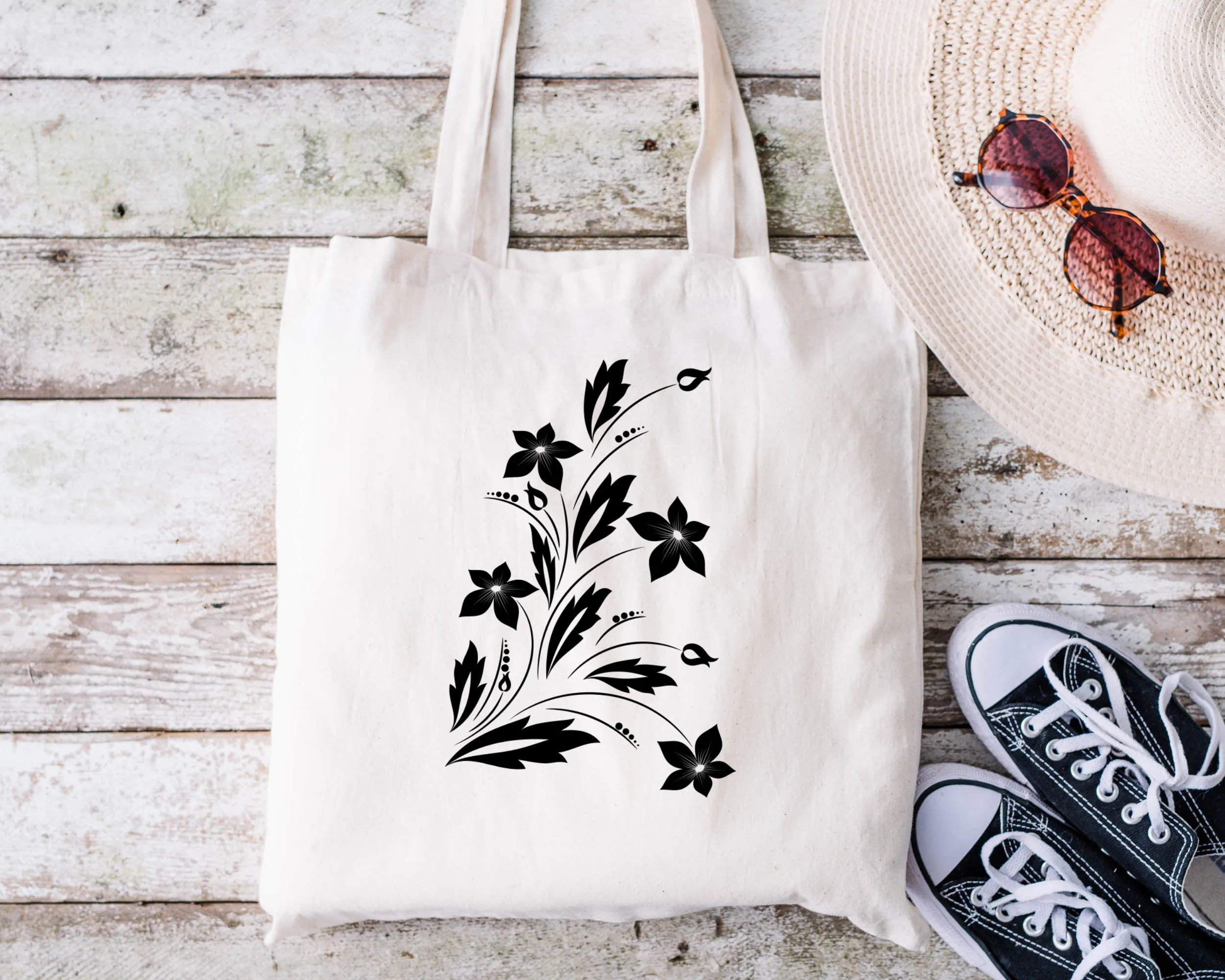 Floral Reusable Bag