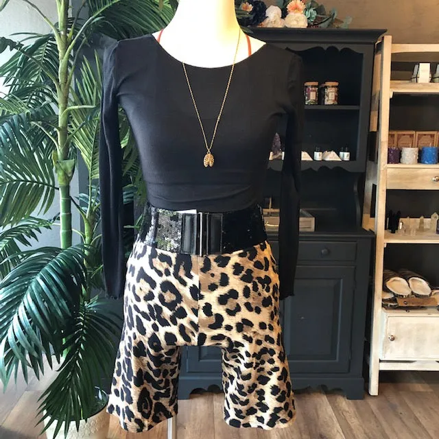 FREE PEOPLE DEEP V BACK TOP BLACK-