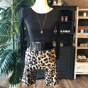 FREE PEOPLE DEEP V BACK TOP BLACK-