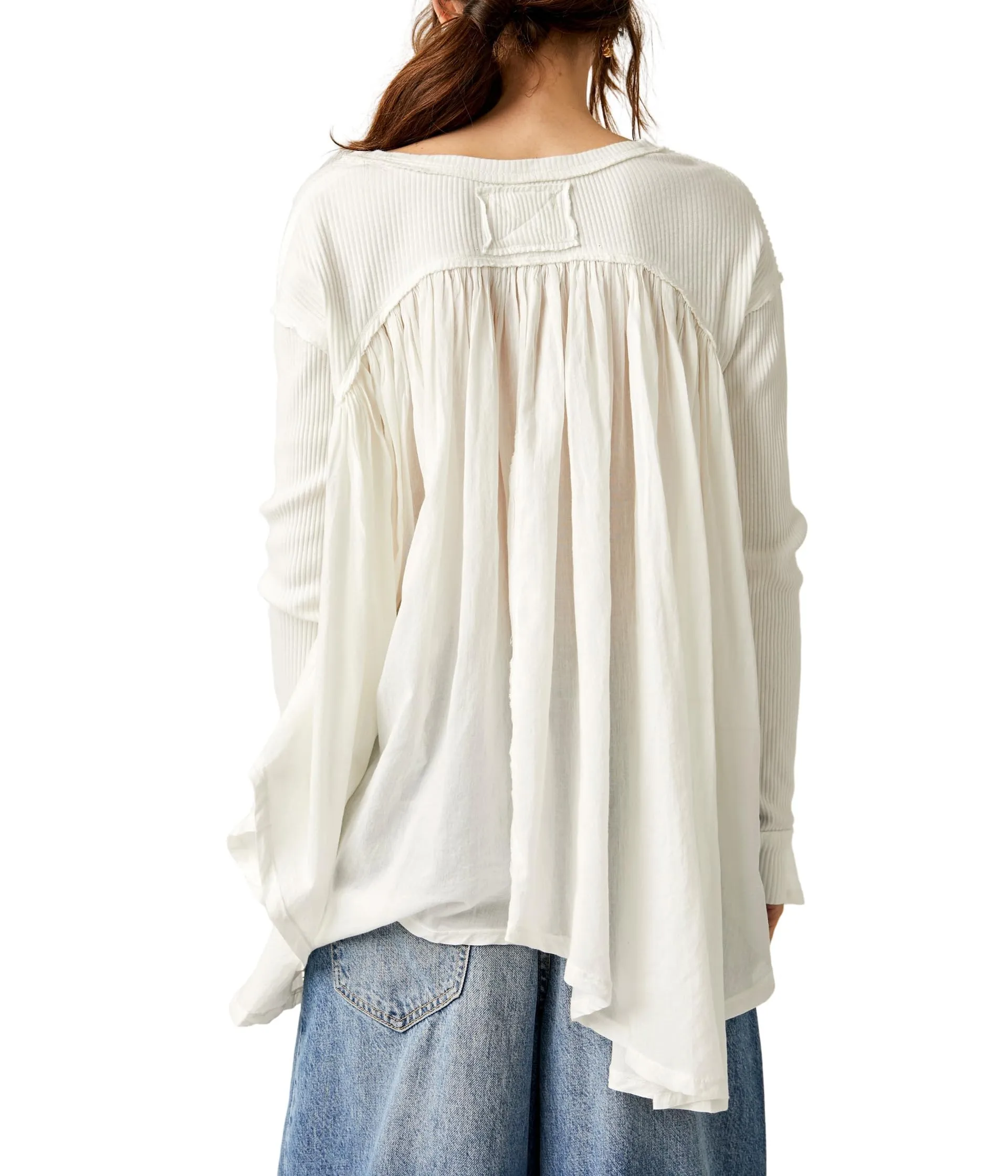 Free People Lyrical Tunic Ivory MD (Women's 8-10)