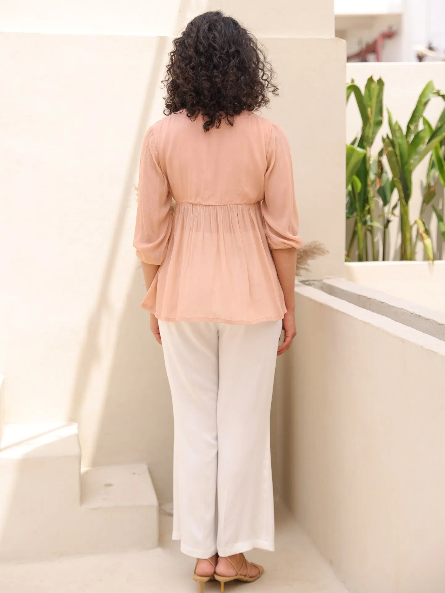 Freya Top - Dusty Rose