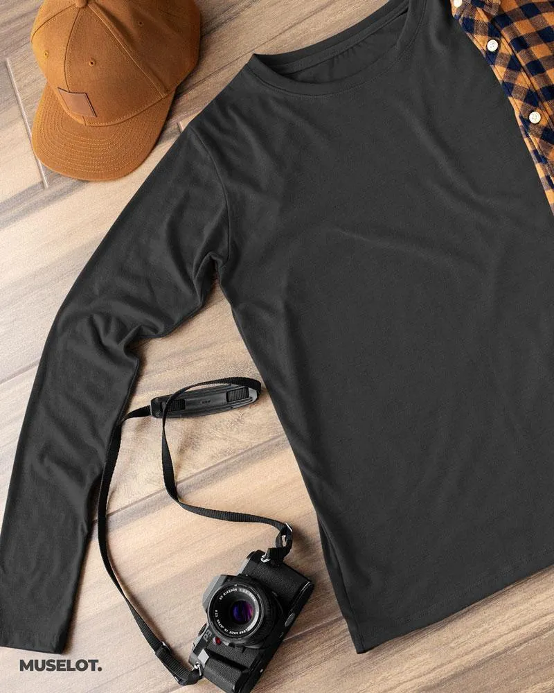 Full sleeve black t shirt