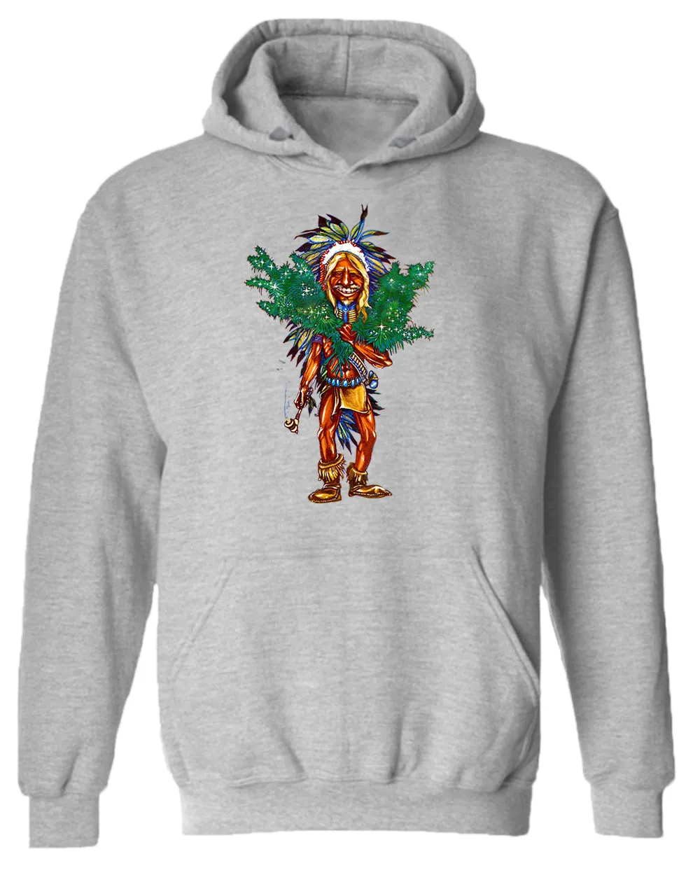Funny Native P*t head smoke hoodie