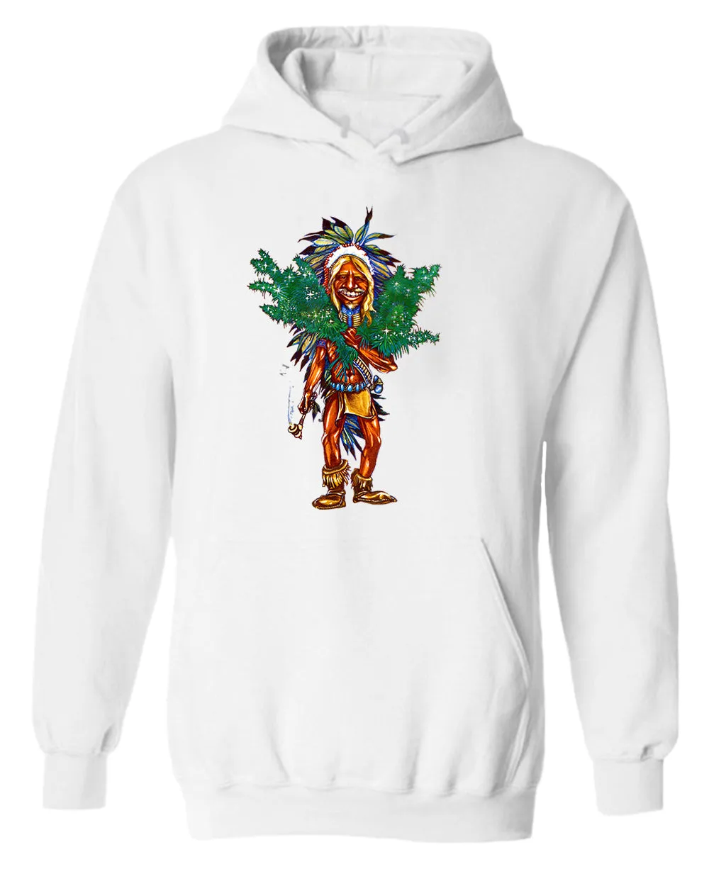 Funny Native P*t head smoke hoodie