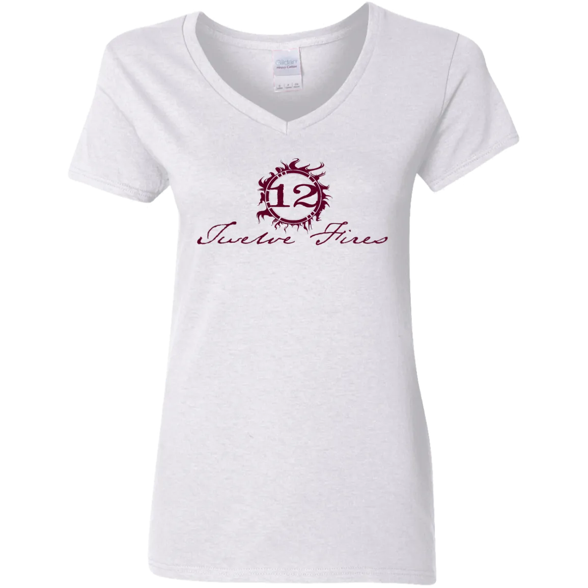 G500VL Ladies' 5.3 oz. V-Neck T-Shirt