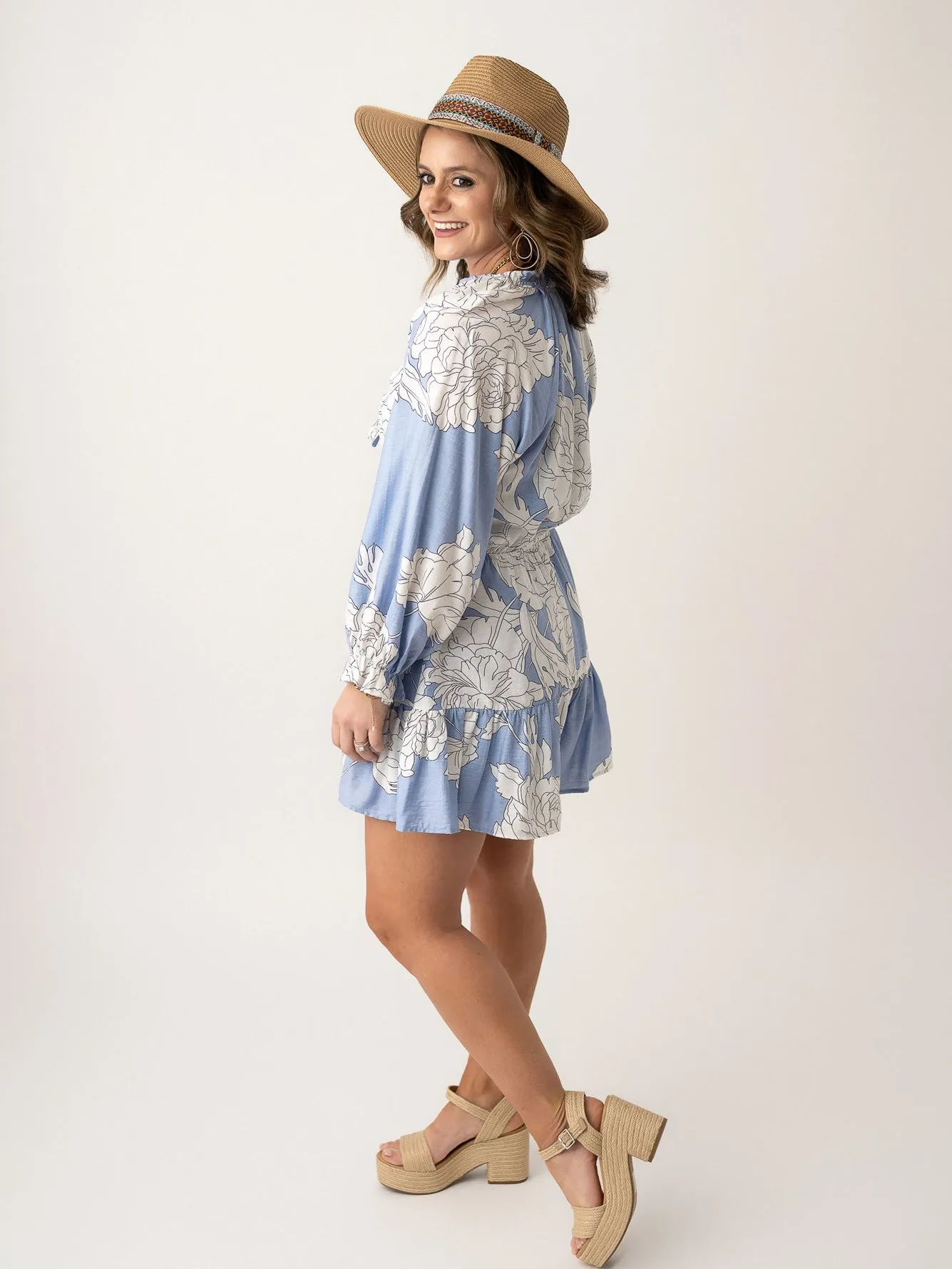Garden Grace Long Sleeve Romper