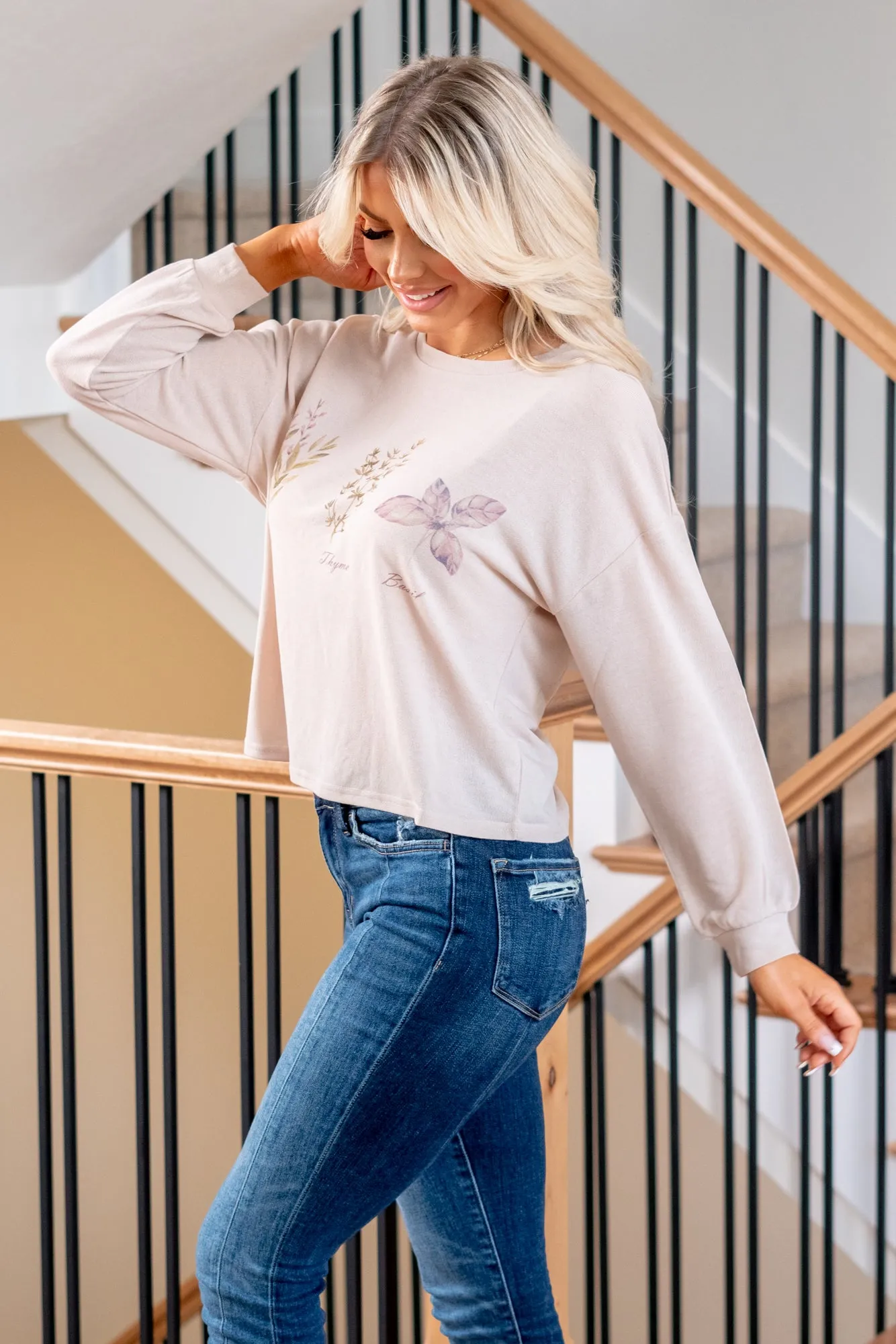 Garden Long Sleeve | Top