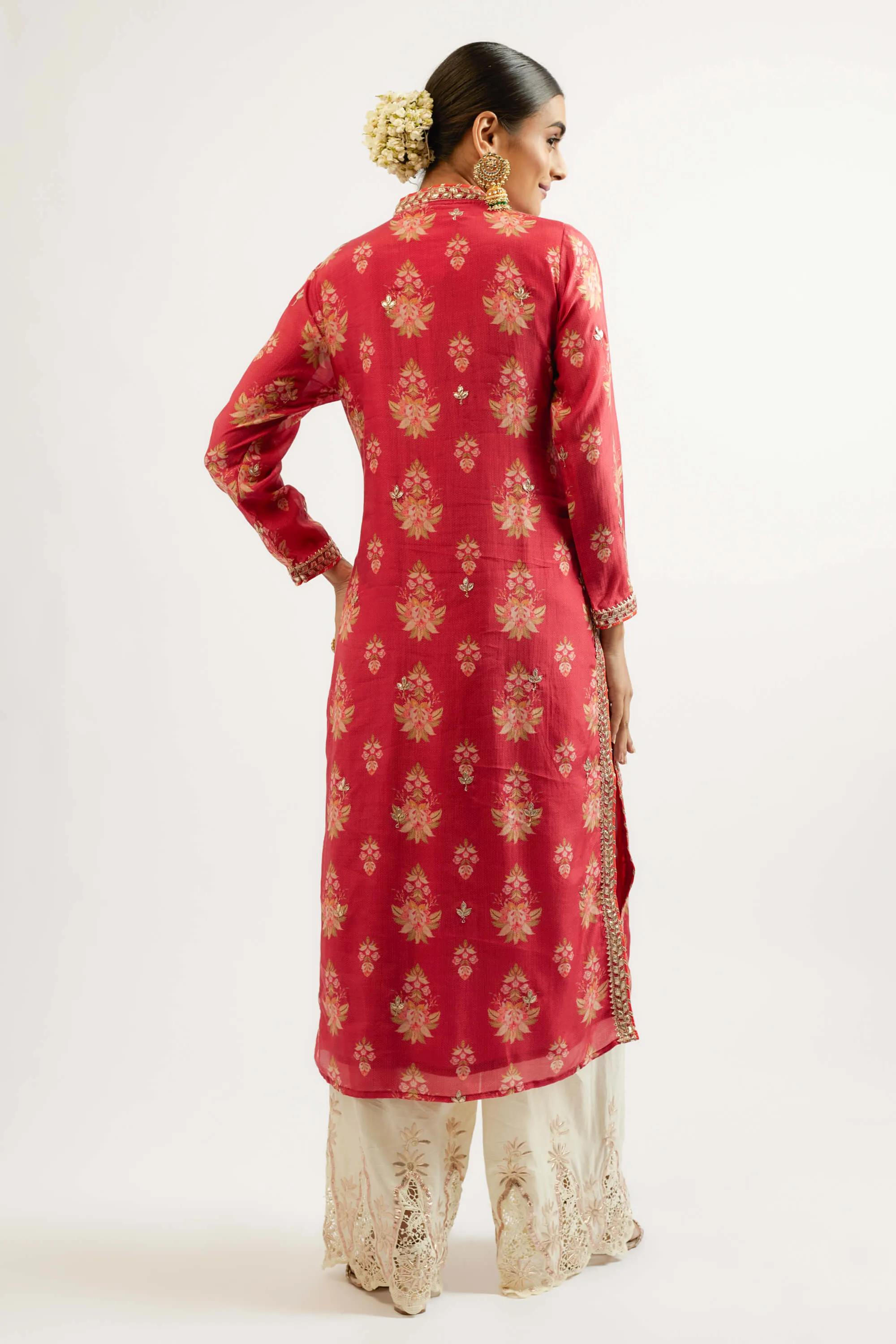 Gargi printed red tunic