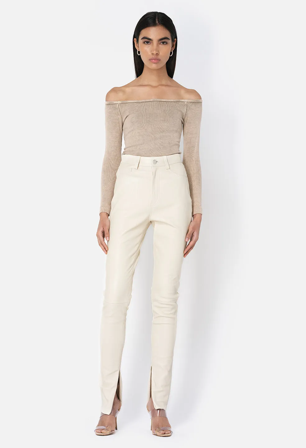 Gemini Rib Long Sleeve / Mineral Wash Shark