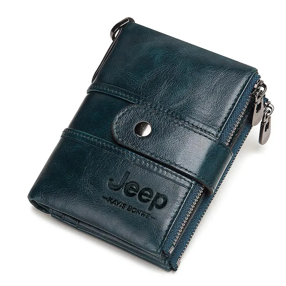 Genuine Leather RFID Crazy Horse Wallet