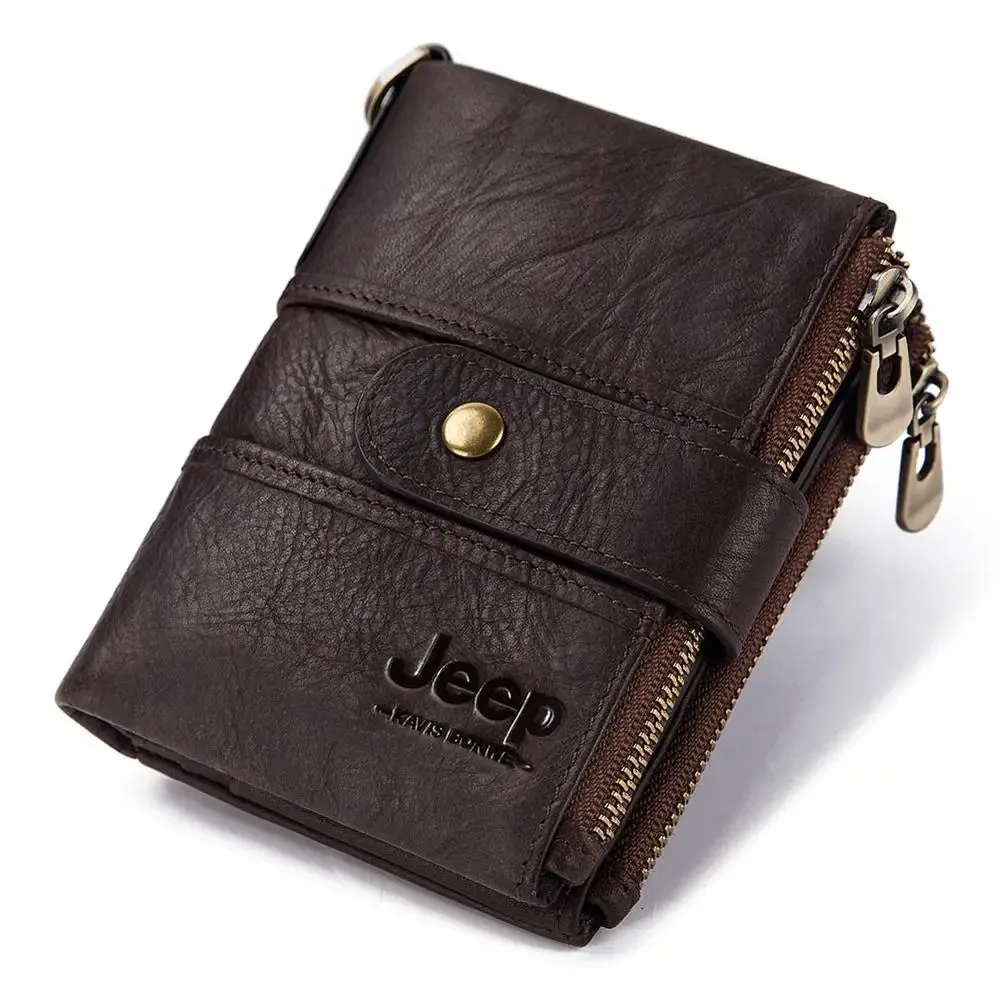 Genuine Leather RFID Crazy Horse Wallet