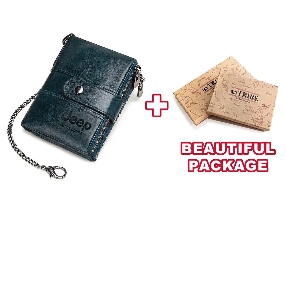 Genuine Leather RFID Crazy Horse Wallet