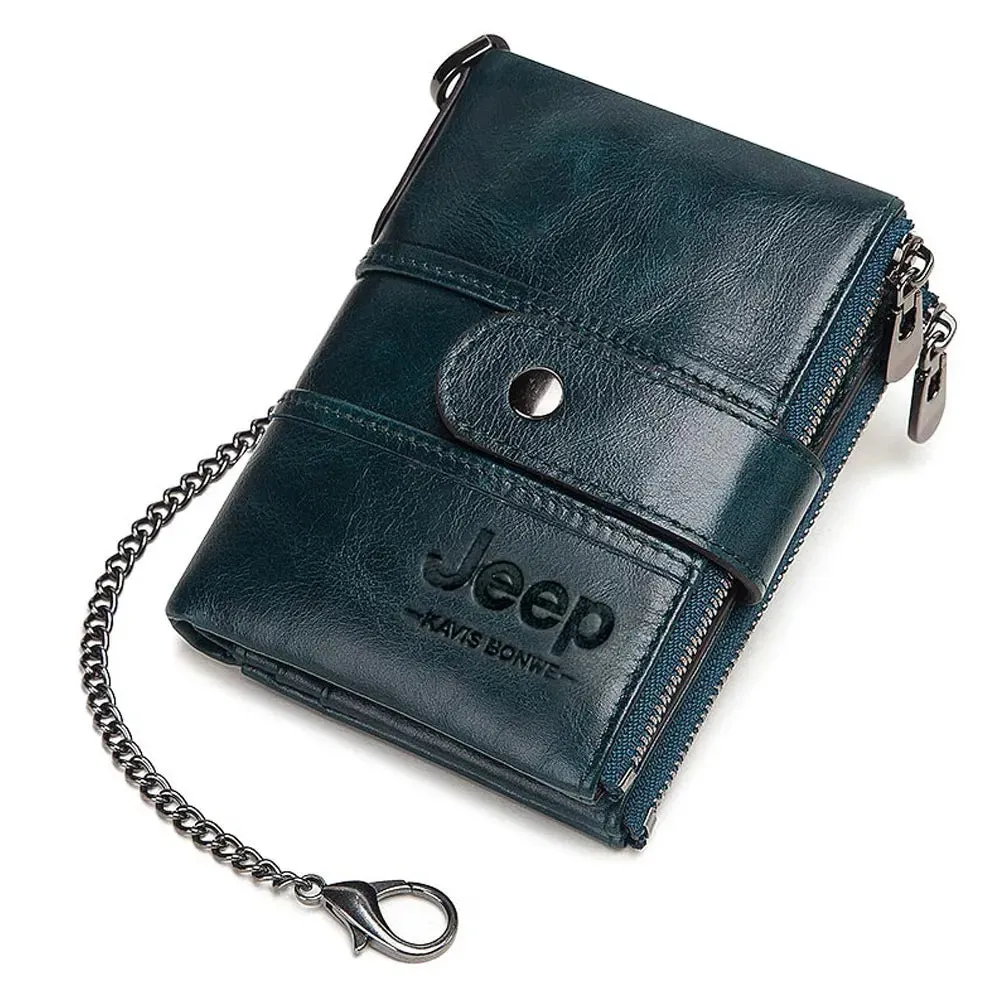 Genuine Leather RFID Crazy Horse Wallet