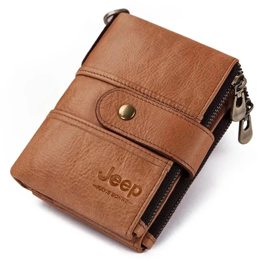 Genuine Leather RFID Crazy Horse Wallet