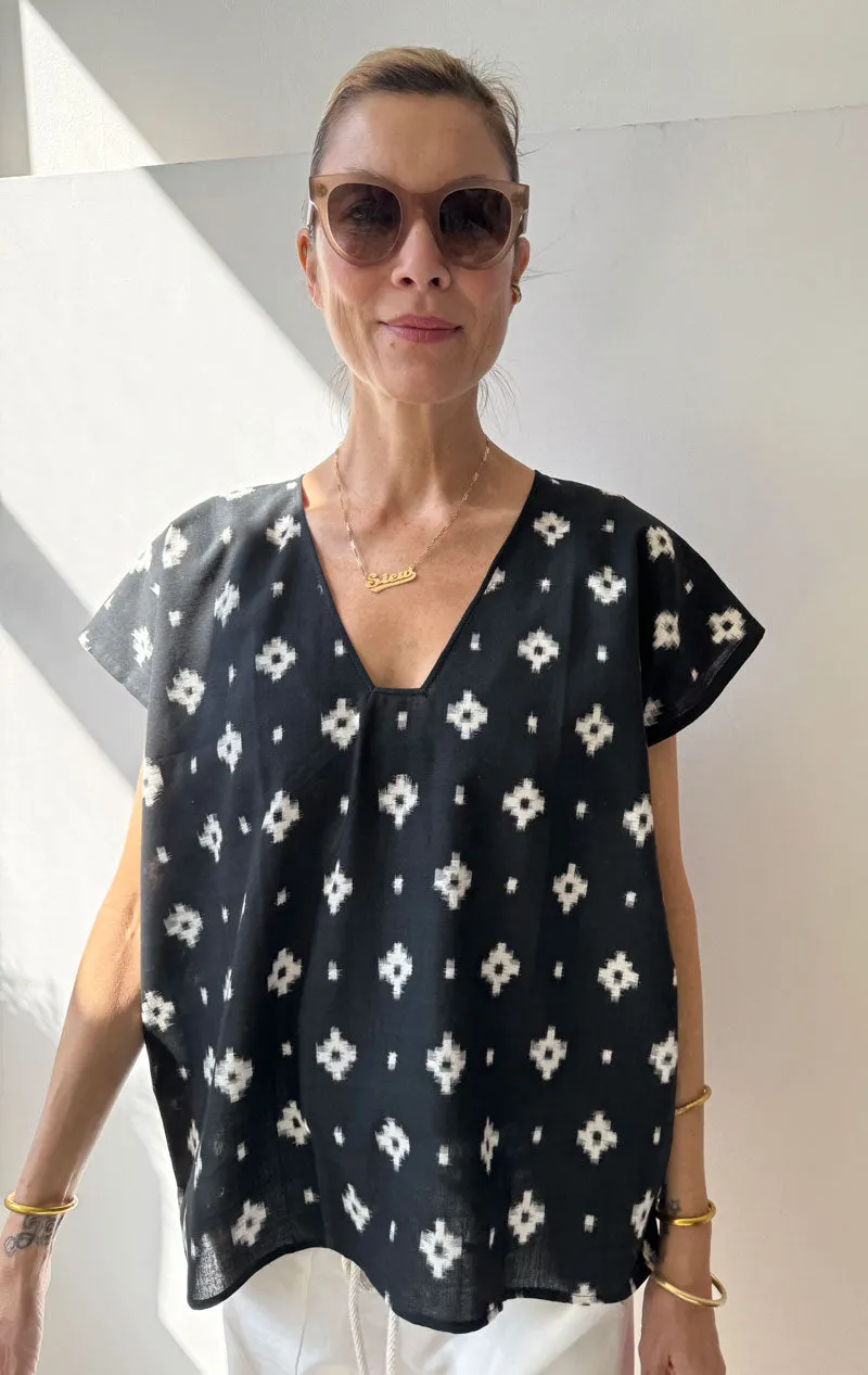 Geometric ikat tshirt-sale