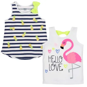 Gerber® Graduates 2-Pack Toddler Girls Flamingo Top