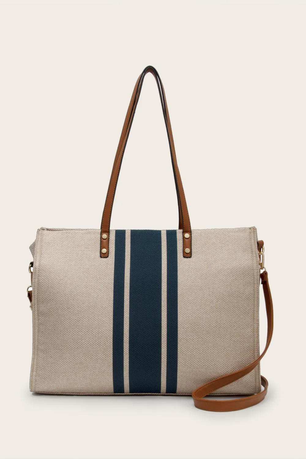Gestreepte tas
