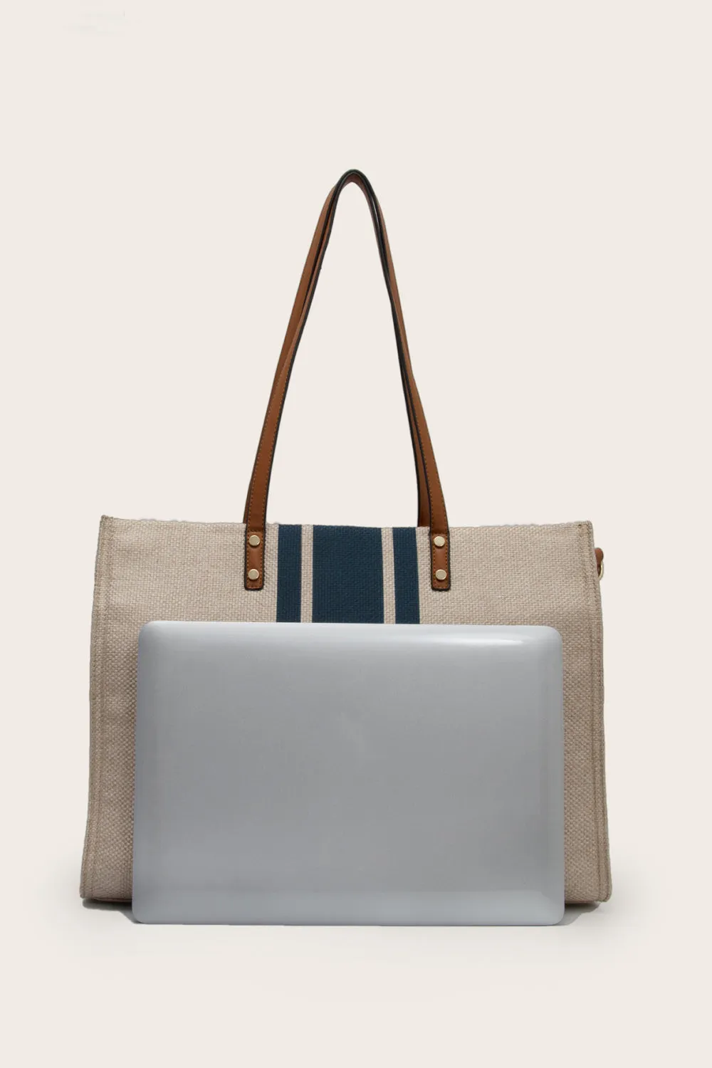 Gestreepte tas