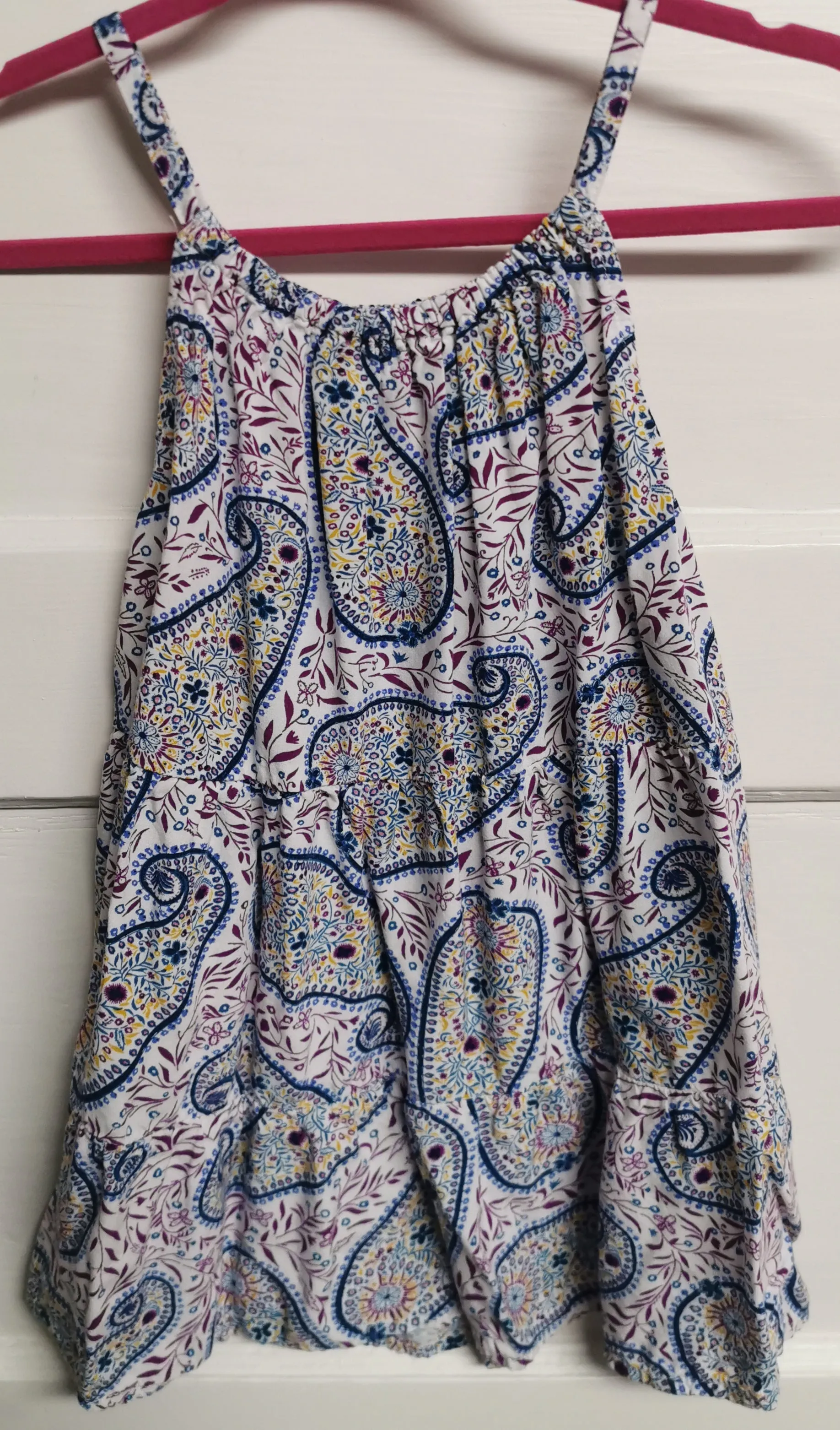 GIRL SIZE 10/12 YEARS - OLD NAVY, Flowy Bohemian Dress Tank EUC B47