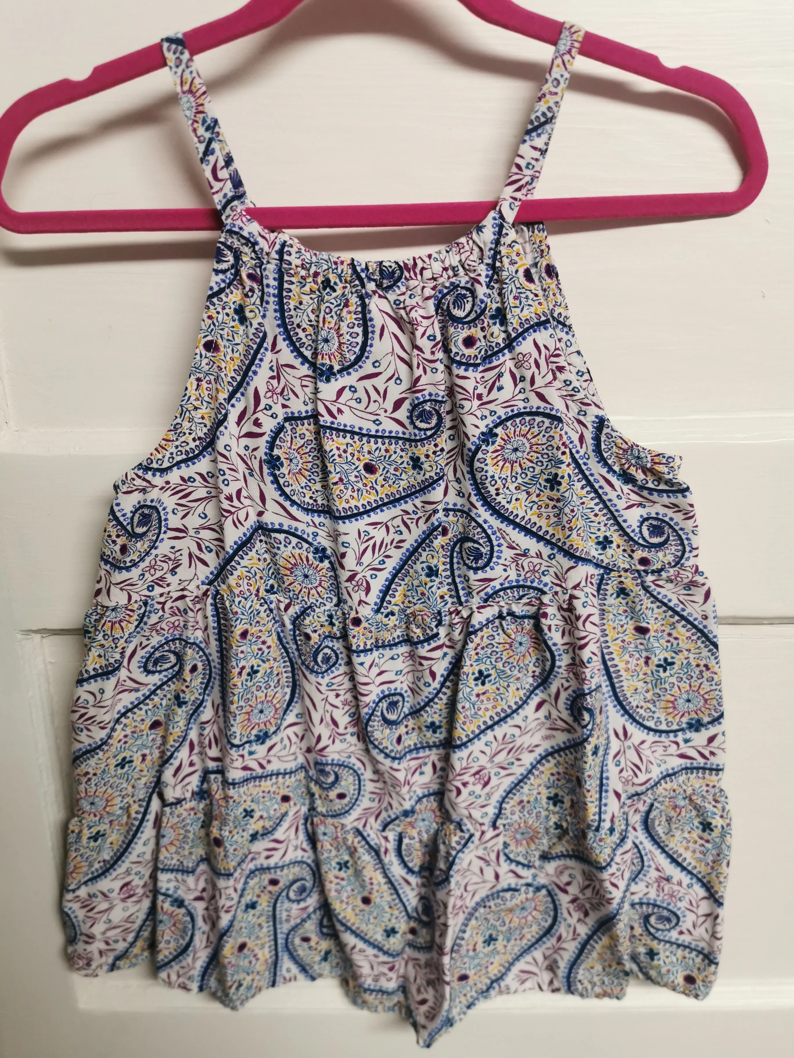 GIRL SIZE 10/12 YEARS - OLD NAVY, Flowy Bohemian Dress Tank EUC B47