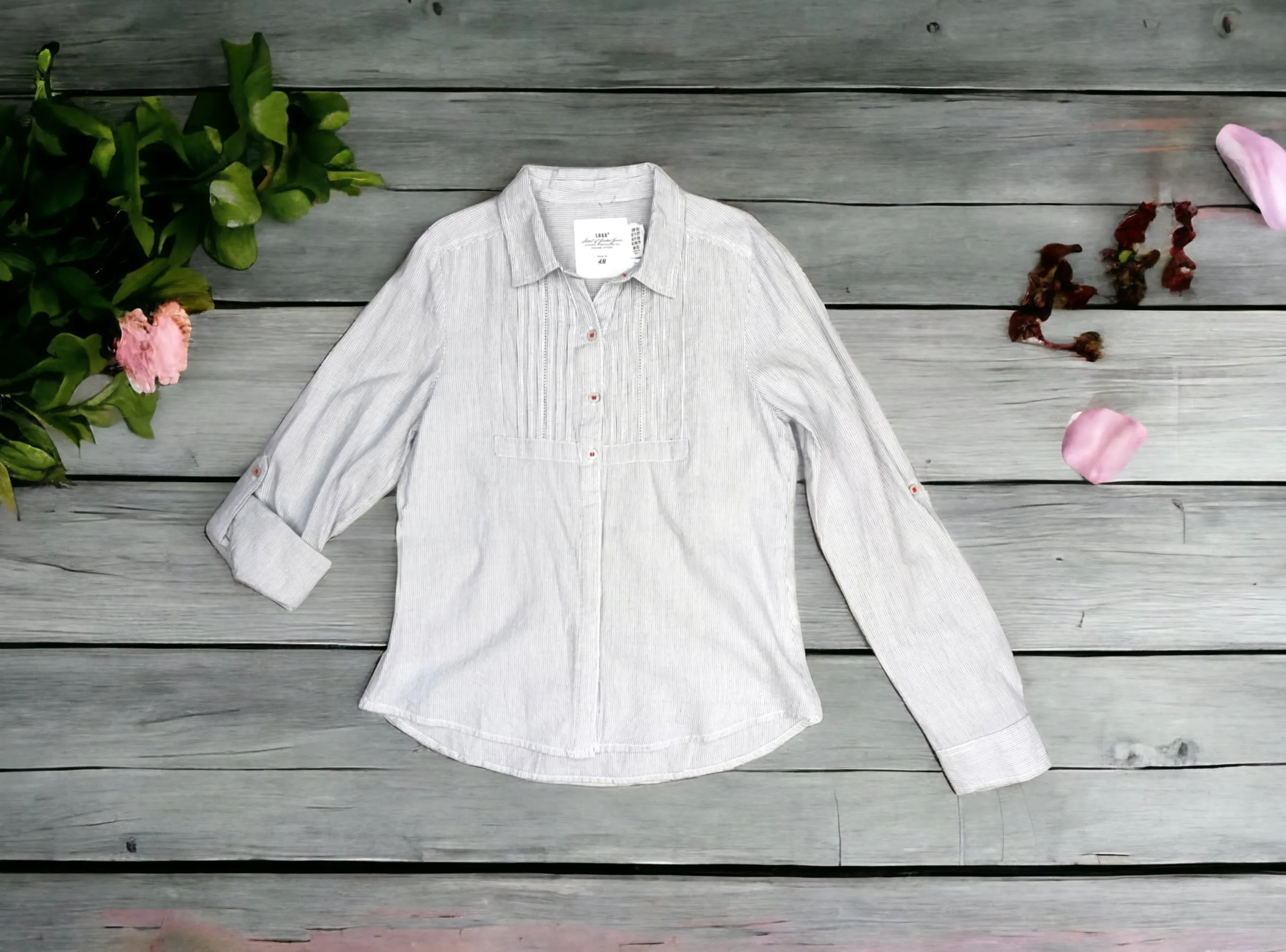 GIRL SIZE 11/12 YEARS - H&M, Soft Cotton Dress Top EUC B32
