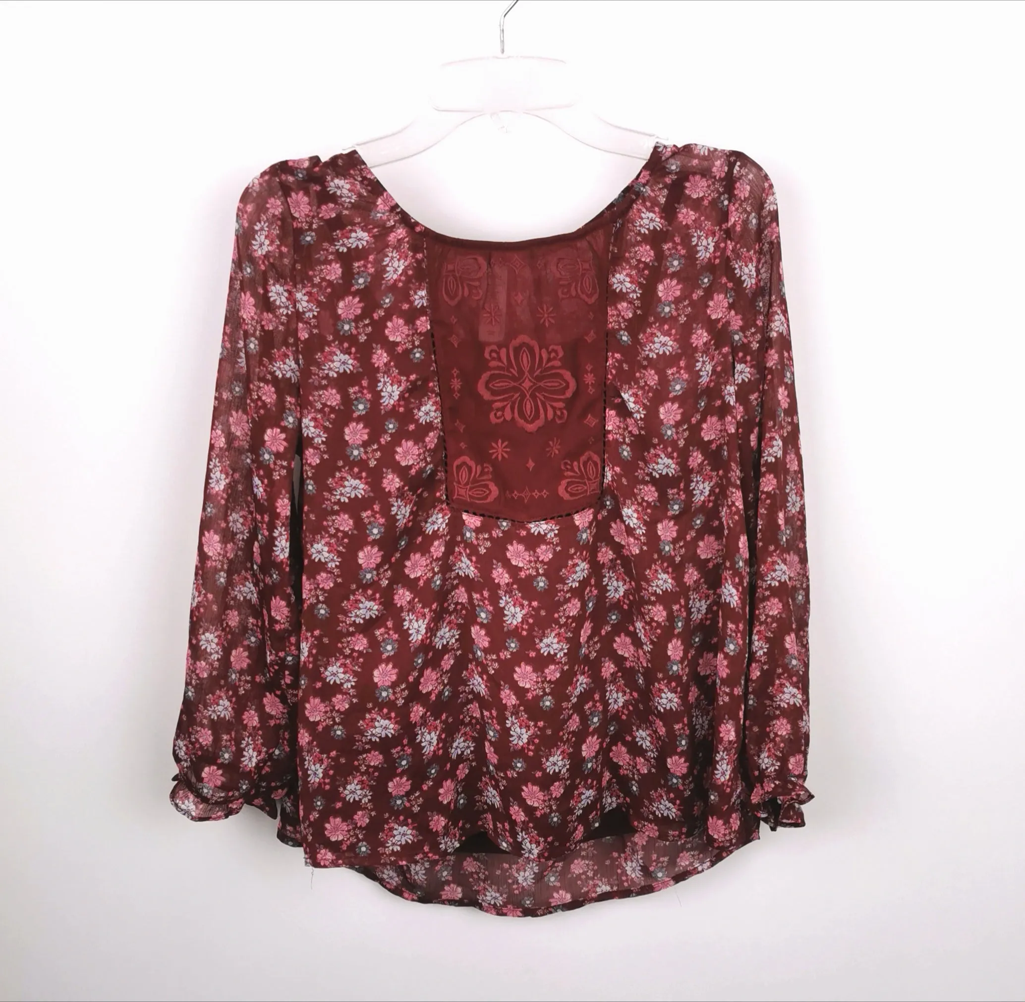 GIRL SIZE 12 YEARS - JUSTICE, Bohemian Flowy Dress Top EUC B32