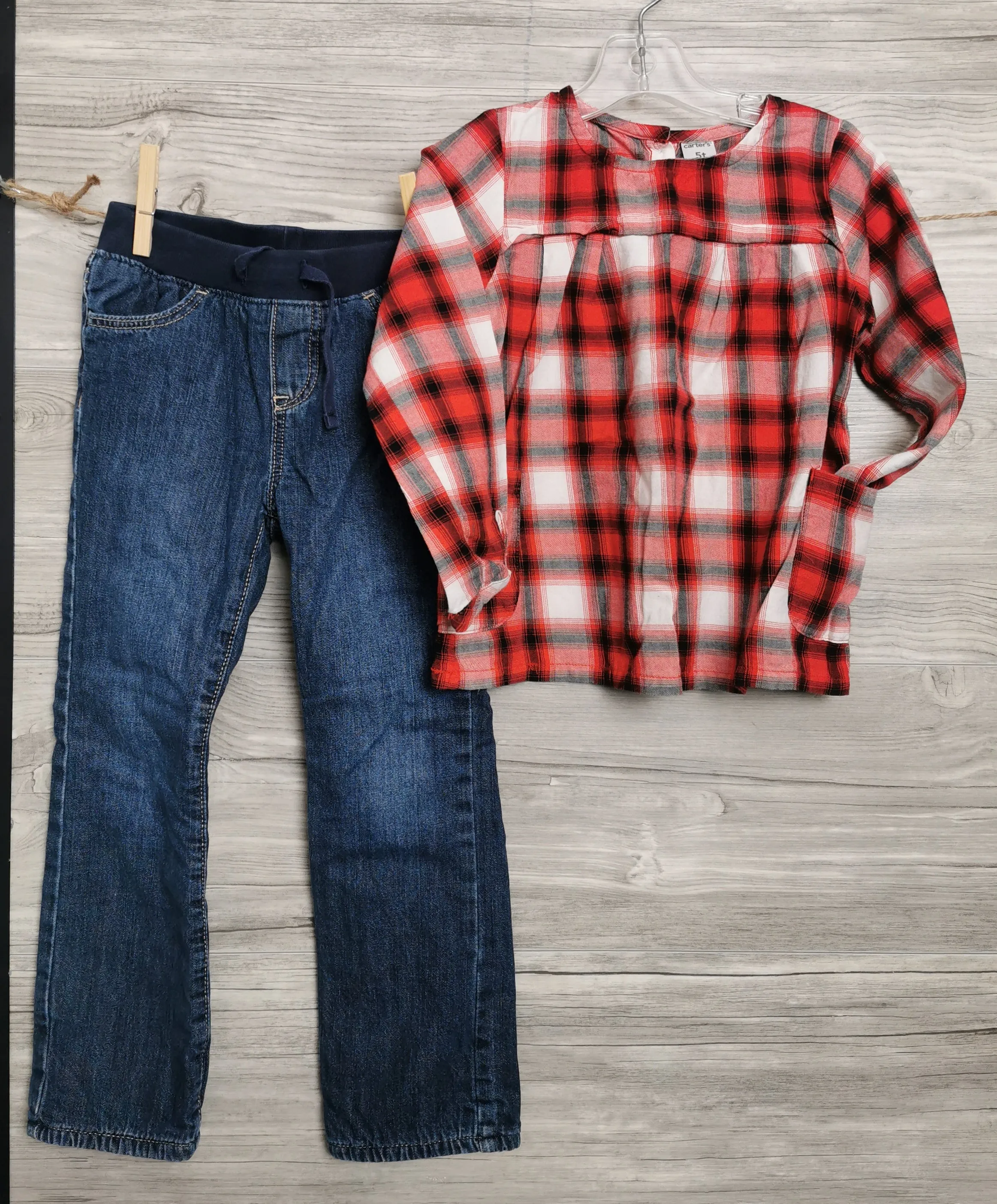 GIRL SIZE 5 YEARS - GAP & CARTER'S, 2 Piece Mix N Match Winter Outfit EUC / VGUC B25