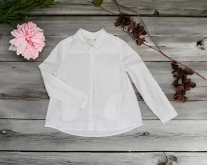 GIRL SIZE 9/10 YEARS - ZARA Girls, Soft Collection, Long-sleeve Dress Top EUC B32