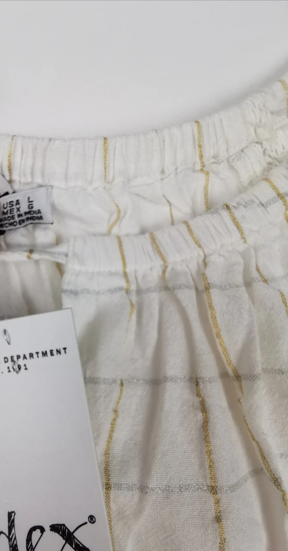 GIRL SIZE LARGE (12 YEARS) - DEX Kids, Bohemian Dress Top NWT B46