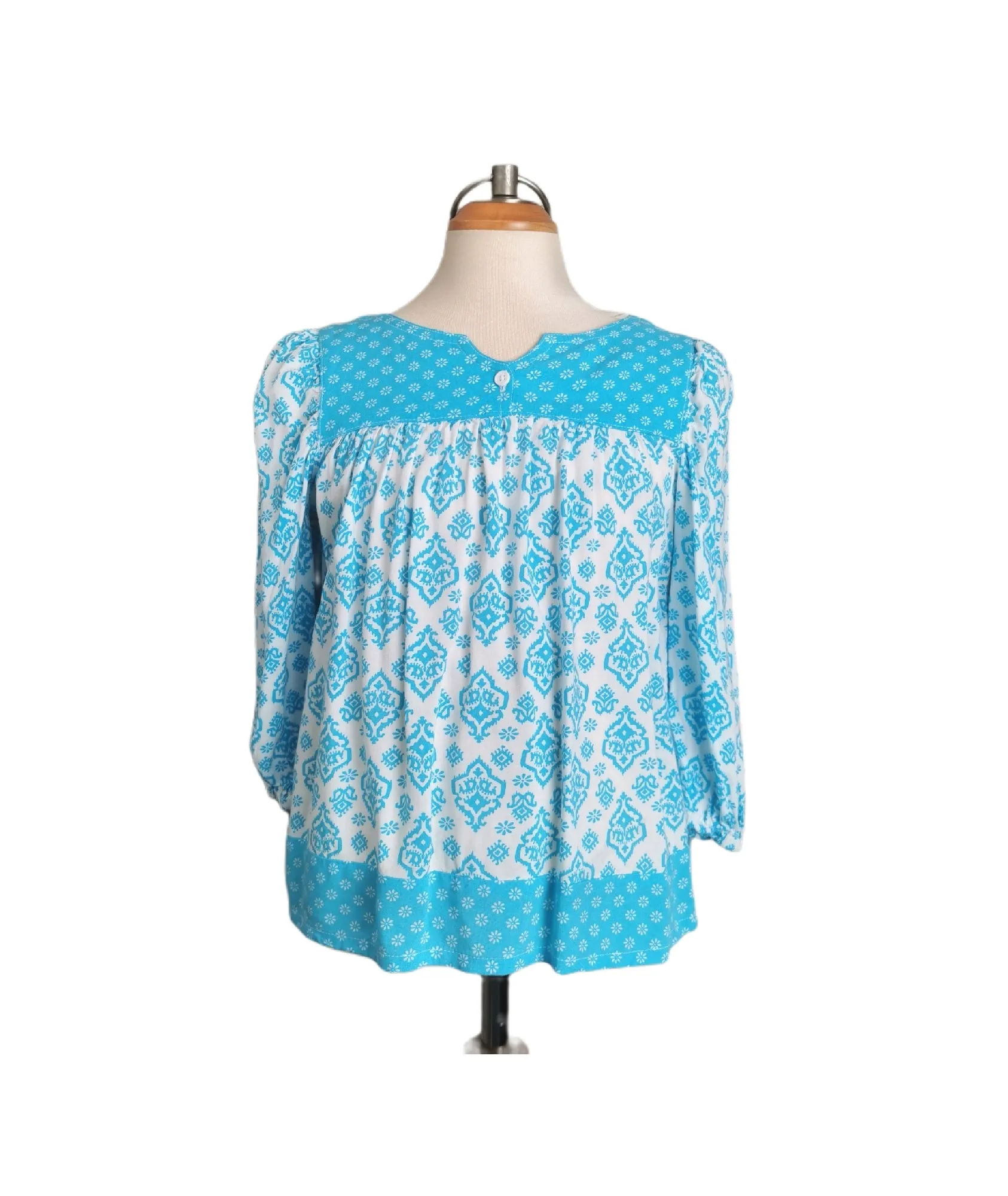 GIRL SIZE MEDIUM (7/8 YEARS) - FADED GLORY, Bohemian Flowy Dress Top EUC B42