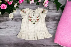 GIRL SIZE MEDIUM / LARGE (10/12 YEARS) - DEX Kids, Bohemian Dress Top NWT B46