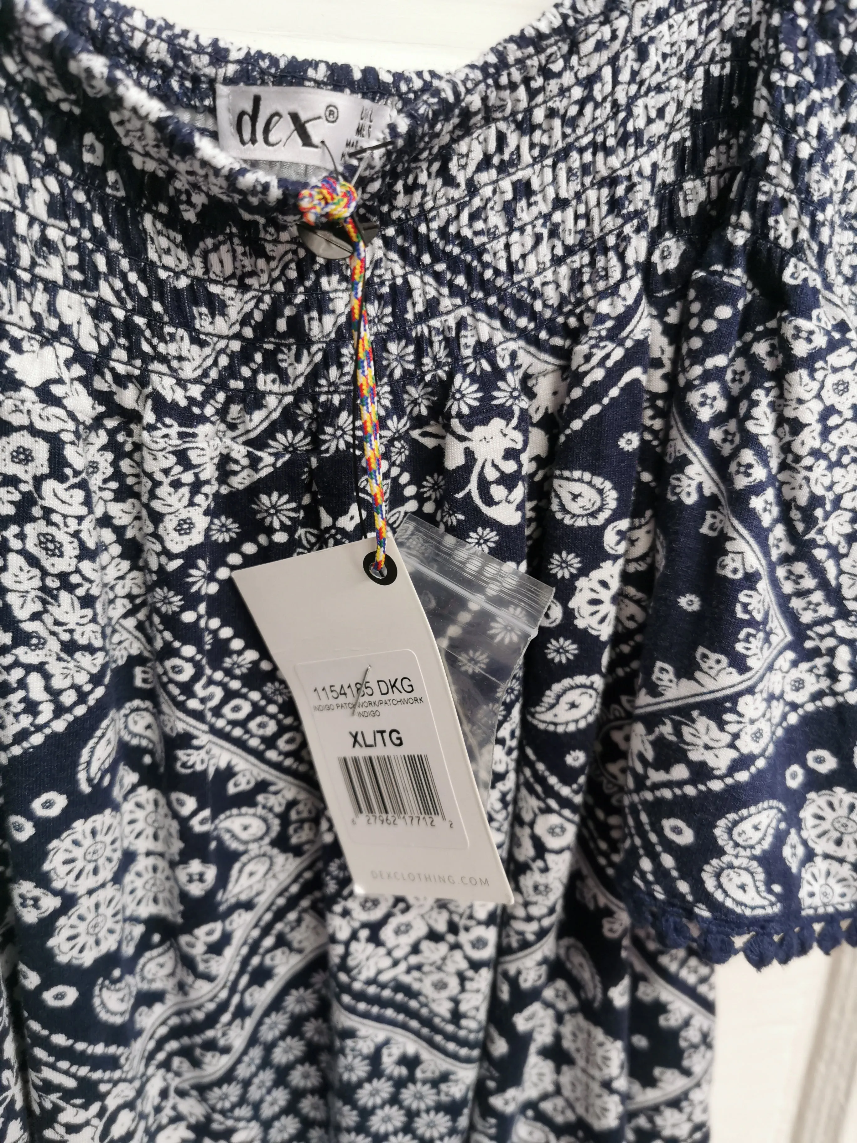 GIRL SIZE XL (14/16 YEARS) - DEX Kids, Bohemian, Cold Shoulder Dress Top NWT B47