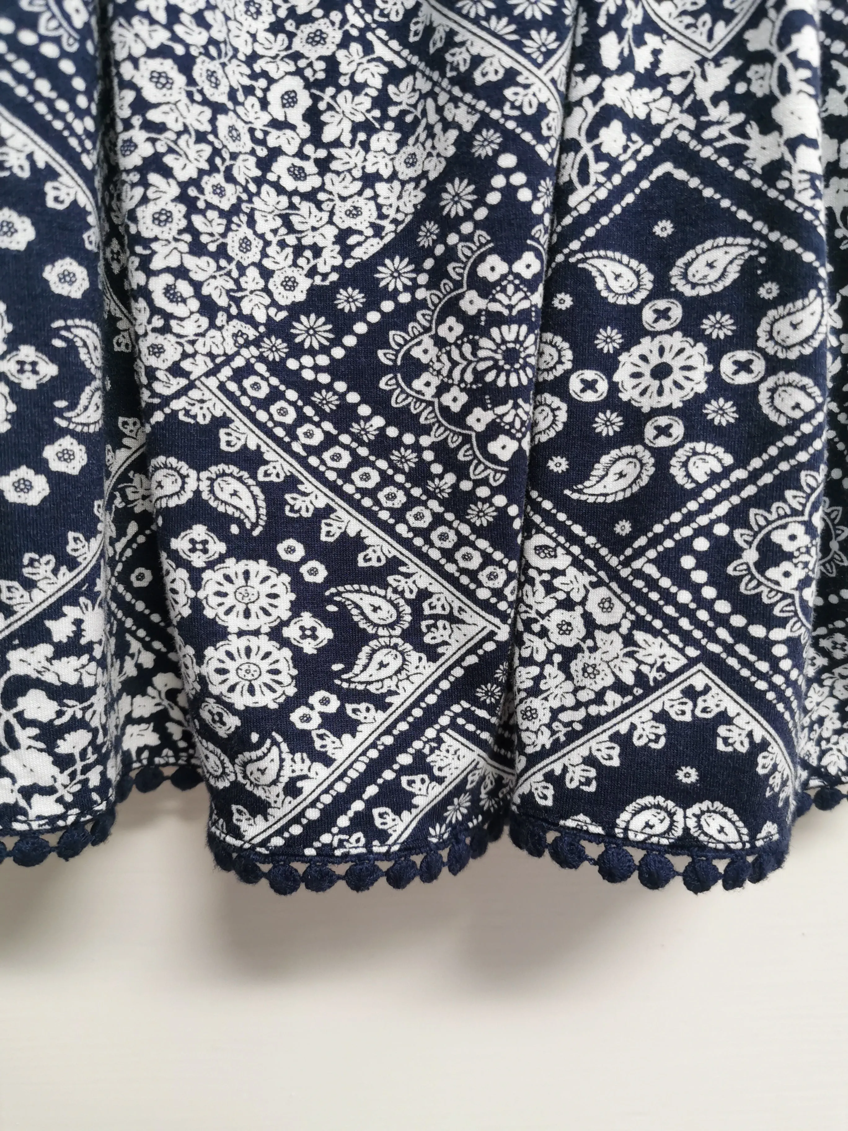 GIRL SIZE XL (14/16 YEARS) - DEX Kids, Bohemian, Cold Shoulder Dress Top NWT B47